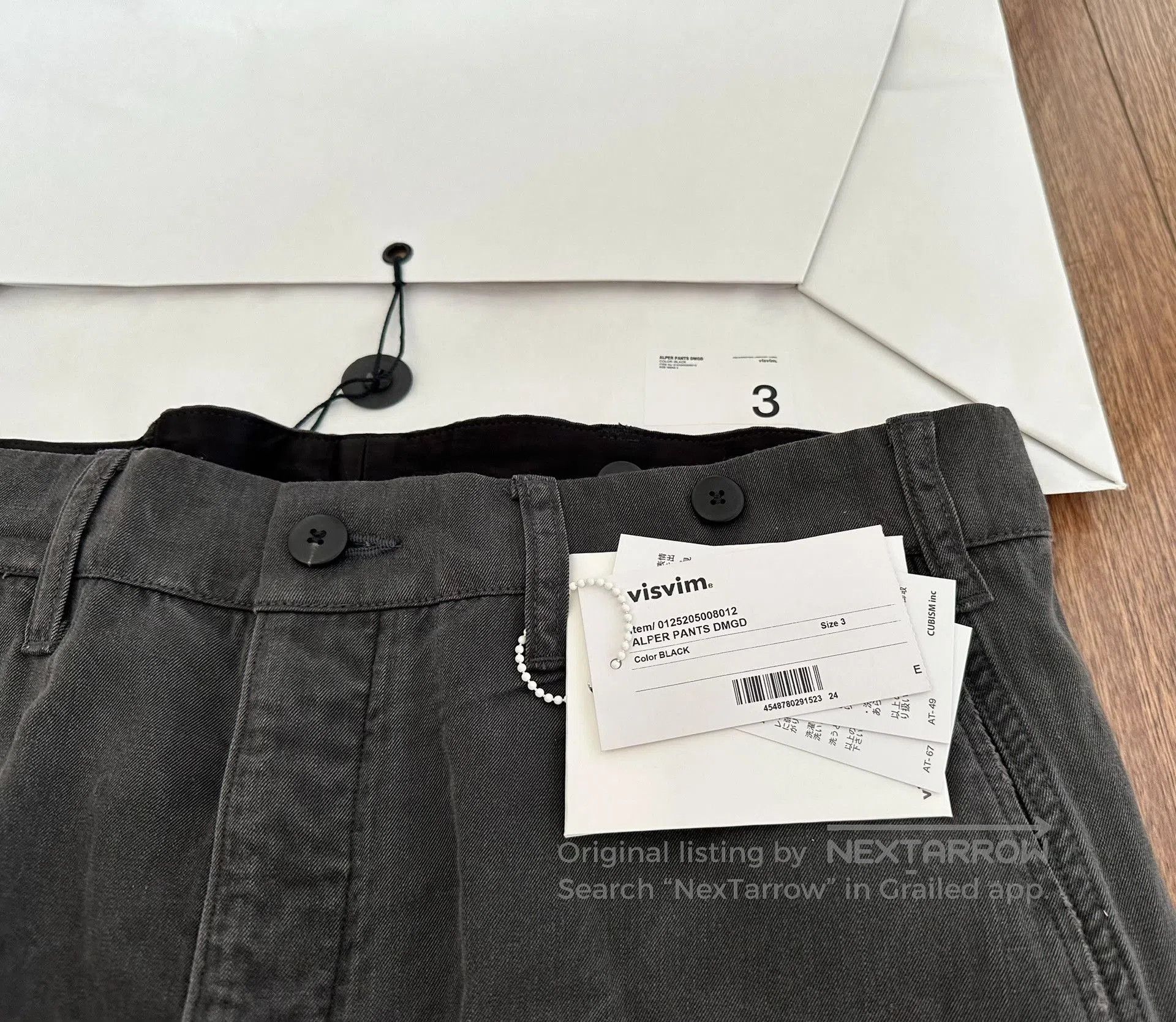 Visvim visvim black alper pants for casual wear. Size US 30 / EU 46 - 3 Thumbnail