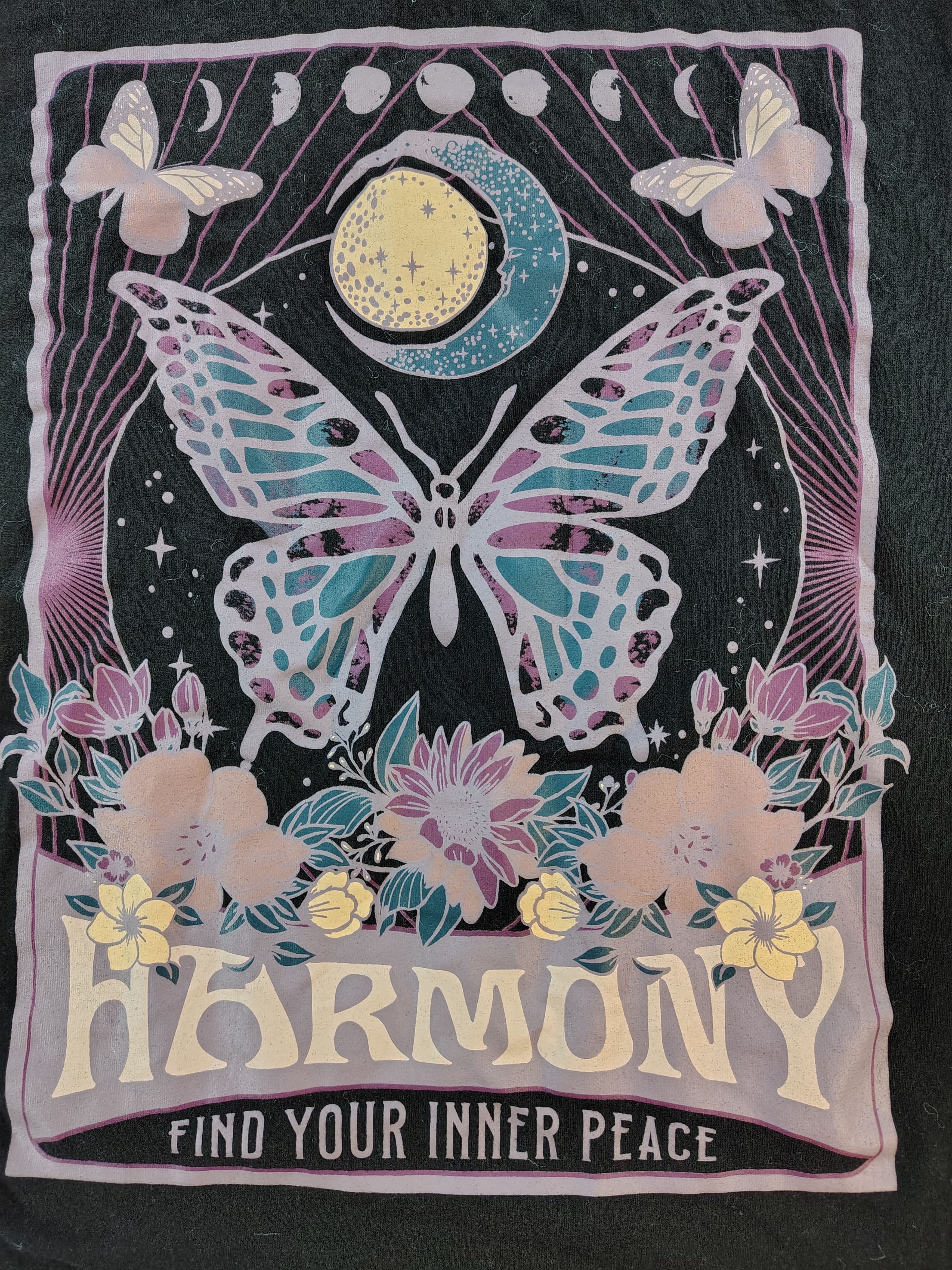Other Women's Harmony Find Your Peace Social Scene T-Shirt Size XL / US 12-14 / IT 48-50 - 3 Thumbnail