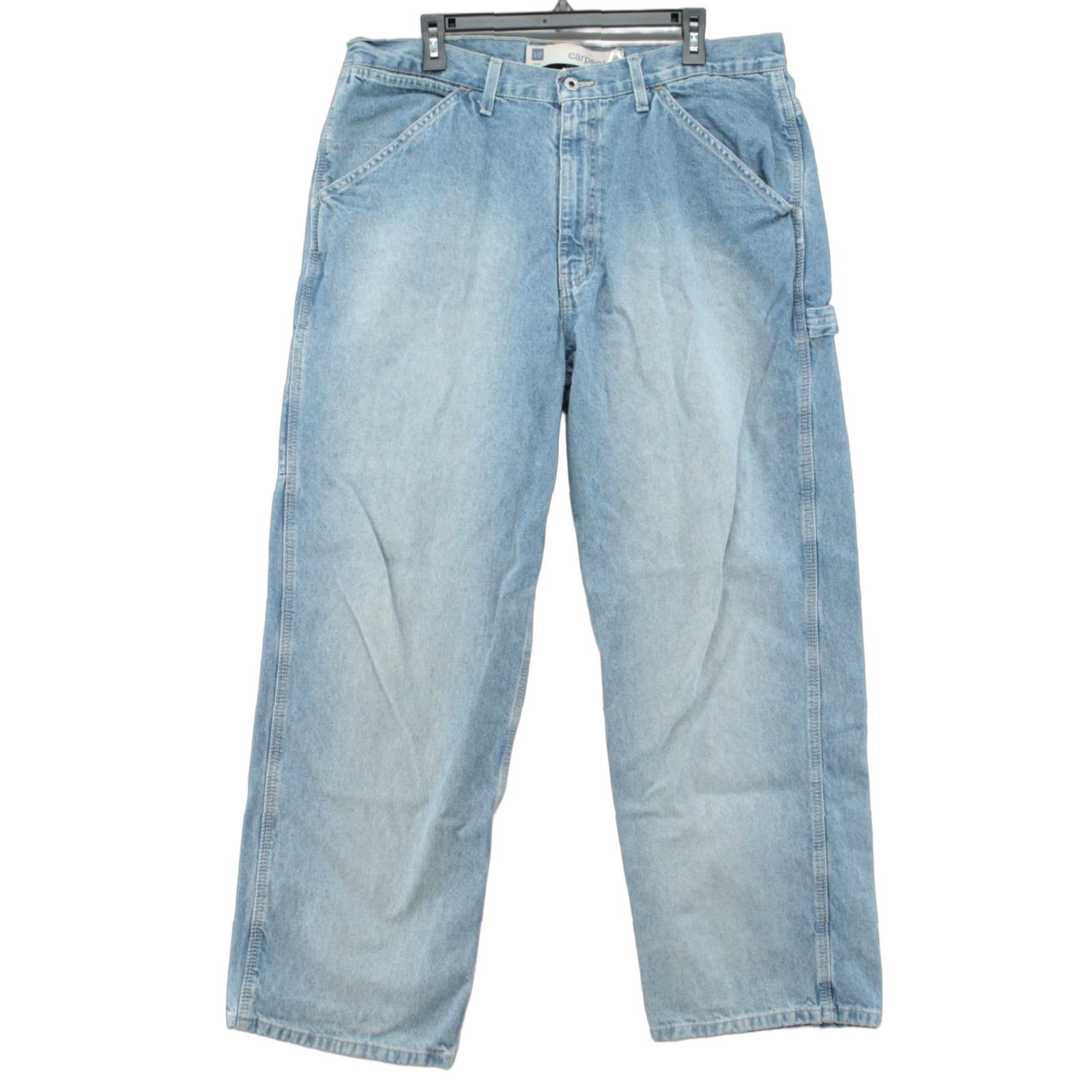 Gap VINTAGE Gap Carpenter Jeans Skater 5-Pocket Denim Mens Size 38x30 Blue 90s Grunge Baggy 207005 Size US 38 / EU 54 - 1 Thumbnail