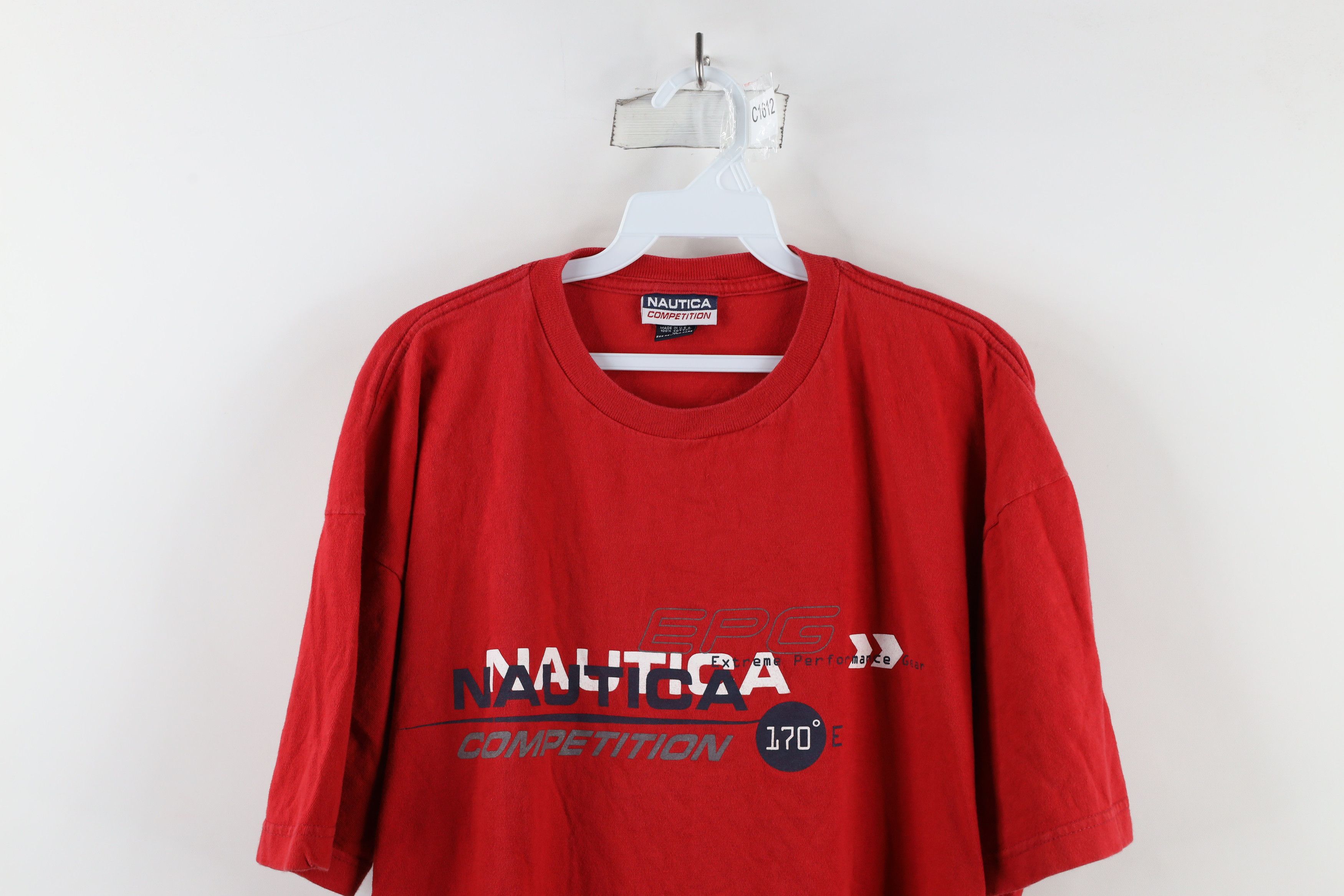 Nautica × Vintage Vintage 90s Nautica Competition Out Short Sleeve T-Shirt USA Size US XL / EU 56 / 4 - 2 Thumbnail