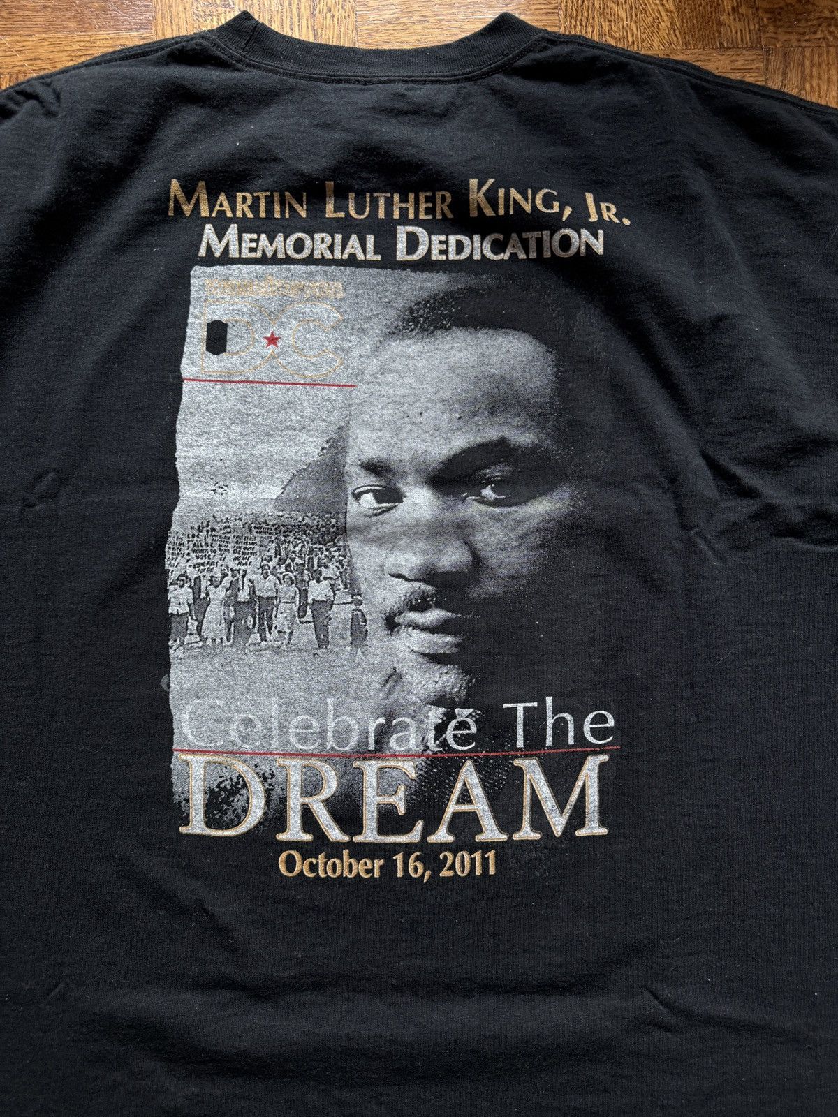 Vintage Vintage Martin Luther King Jr. Memorial Graphic Tee Size US XL / EU 56 / 4 - 4 Thumbnail