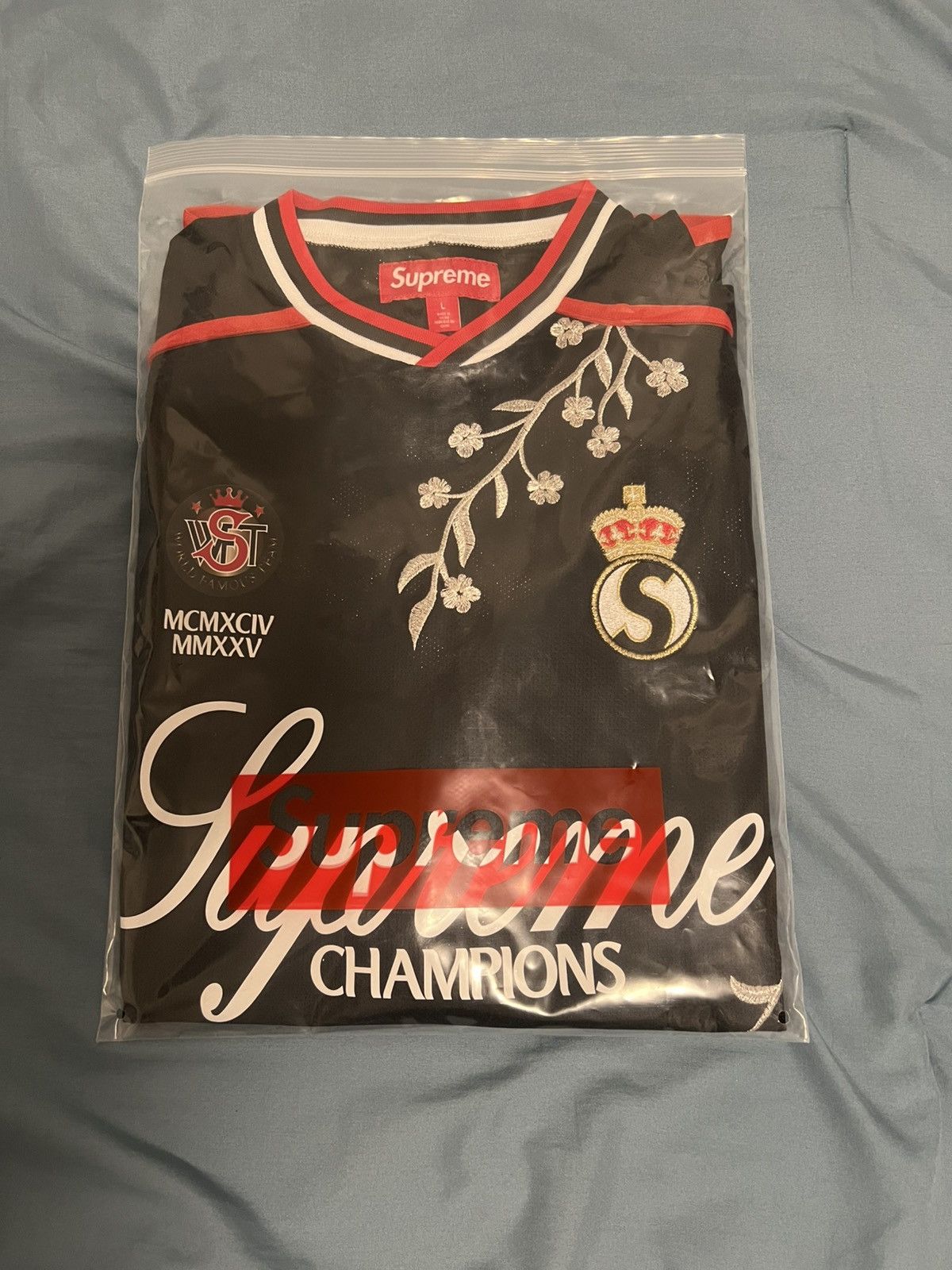 Supreme Floral Soccer Jersey 