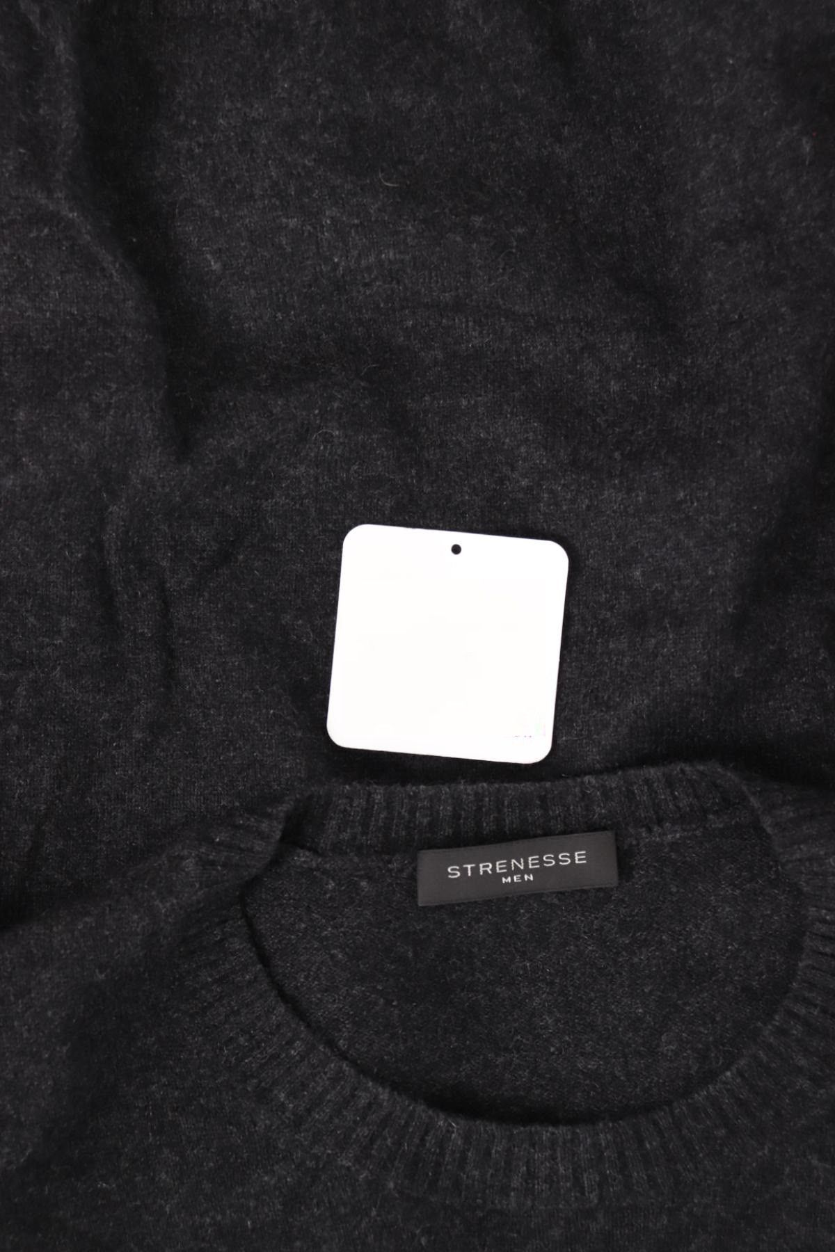 STRENESSE Cashmere Dark Grey Sweater Size US L / EU 52-54 / 3 - 3 Thumbnail