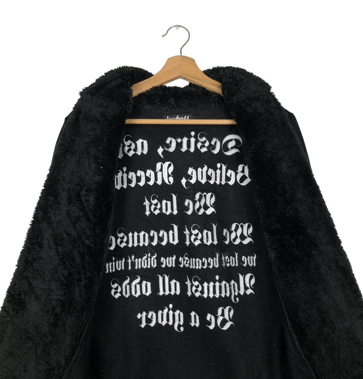 Hysteric Glamour 🔥JACKALL LONG JACKET MINK FUR FLEECE PUNK DESIGN BIG LOGO Size US M / EU 48-50 / 2 - 14 Thumbnail