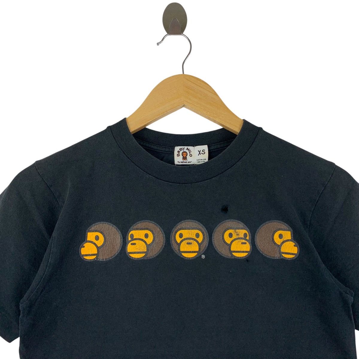 Bape × Vintage BATHING APE baby milo multi head printed tee Size US XS / EU 42 / 0 - 2 Thumbnail