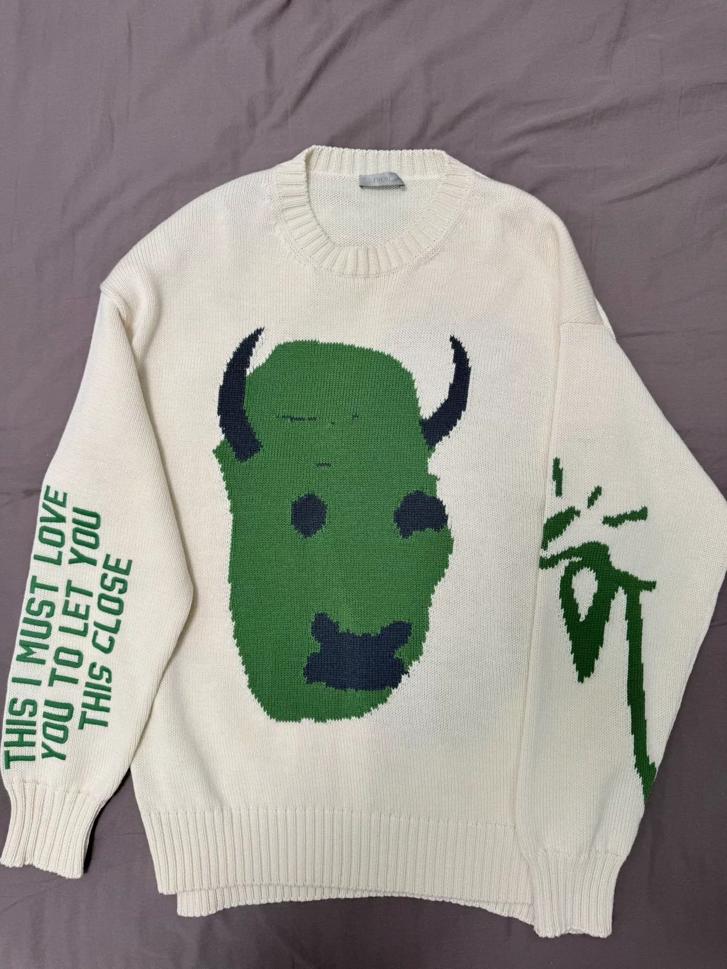Dior DIOR x Travis Scott Abstract Wool Sweater Size US S / EU 44-46 / 1 - 1 Thumbnail