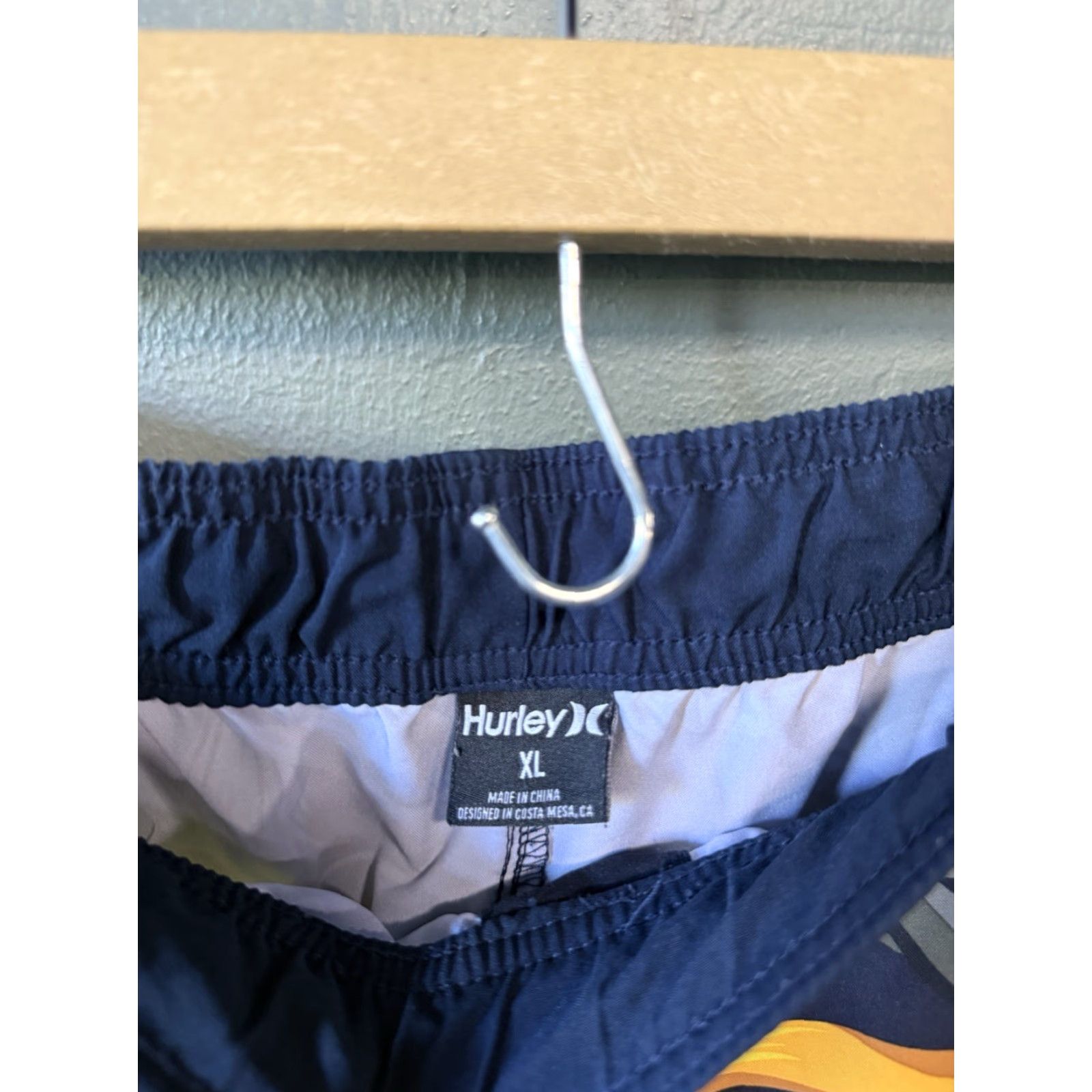 Hurley VINTAGE Hurley Mens Blue Floral Pattern Hybrid Swim Trunks XL Size US 36 / EU 52 - 3 Thumbnail