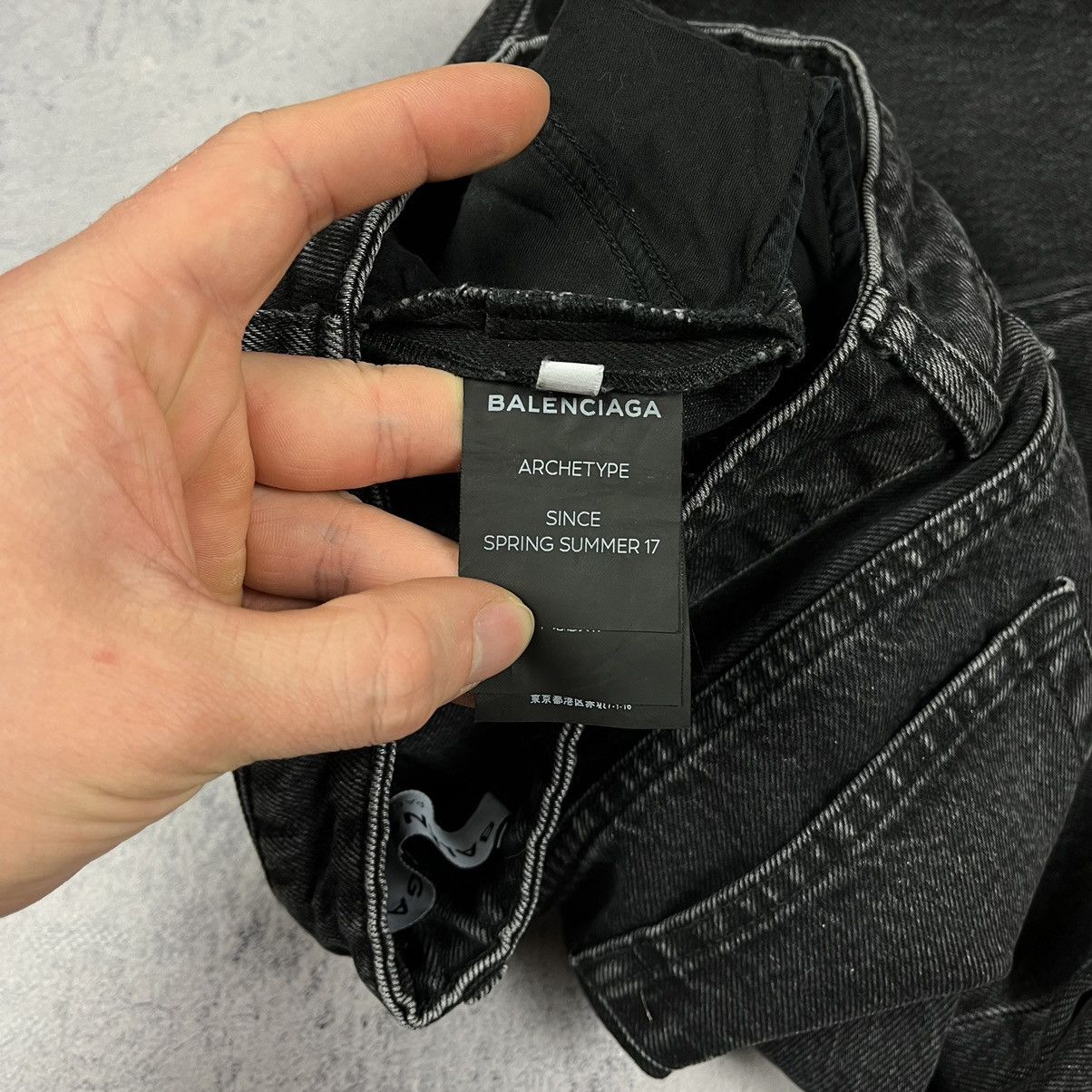 Balenciaga Balenciaga Archetype black washed jeans ss17 Size 30" / US 8 / IT 44 - 8 Thumbnail
