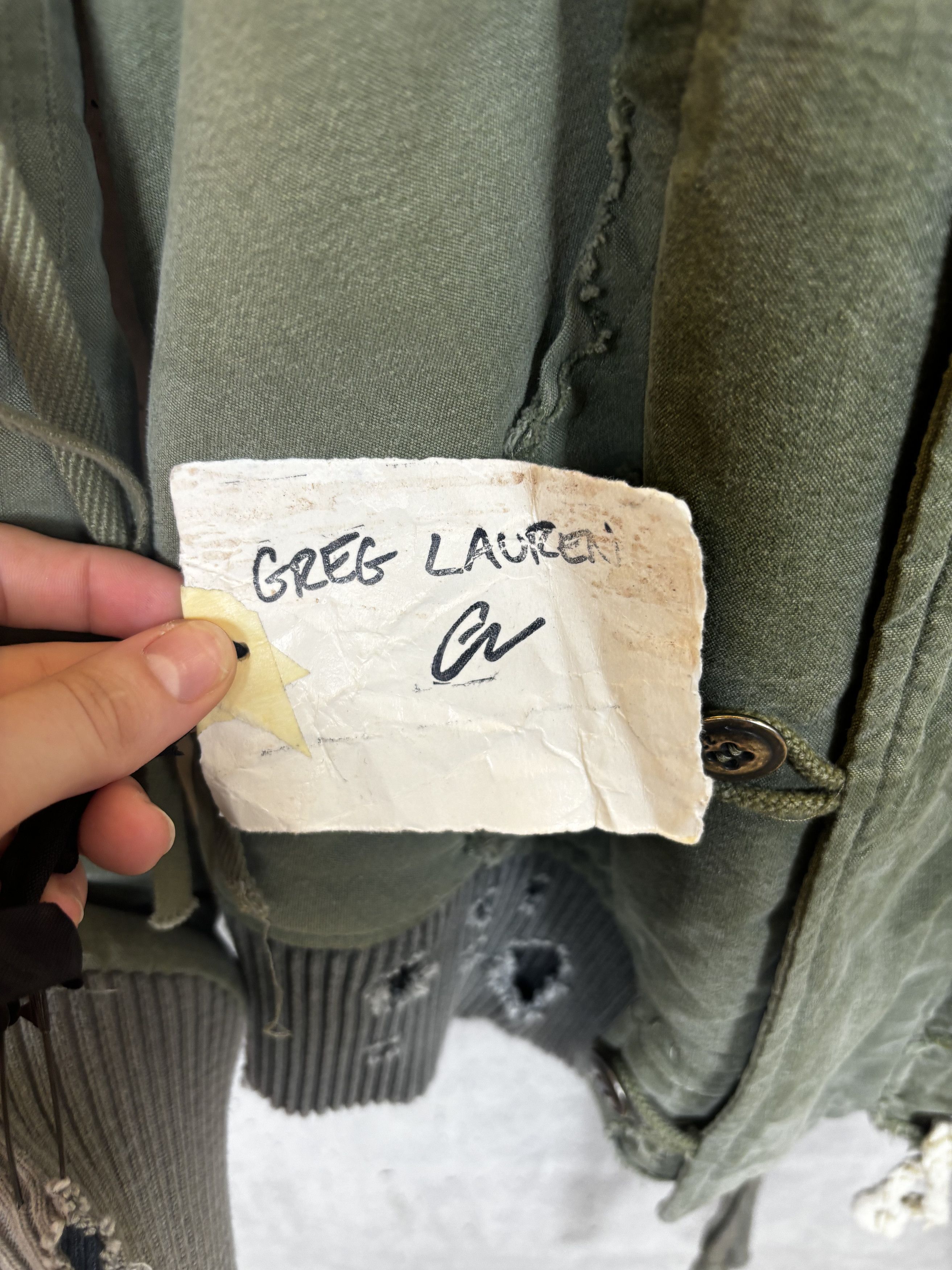 Greg Lauren *SAMPLE GREG LAUREN ARMY TENT SNORKEL FLIGHT JACKET VINTAGE Size US M / EU 48-50 / 2 - 4 Thumbnail