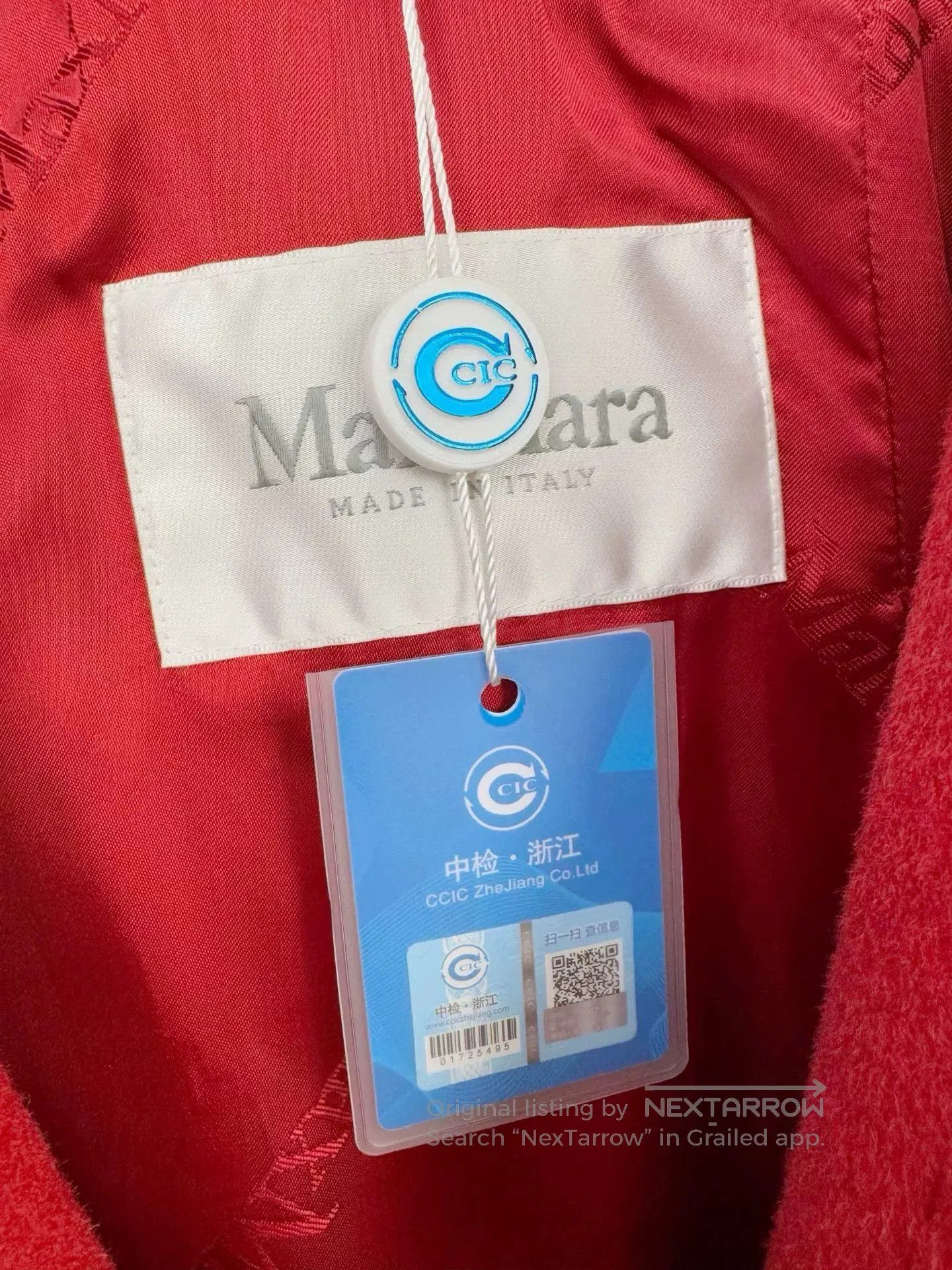 Other Maxmara Red Bathrobe-Style Coat Size 38. Size US M / EU 48-50 / 2 - 3 Thumbnail
