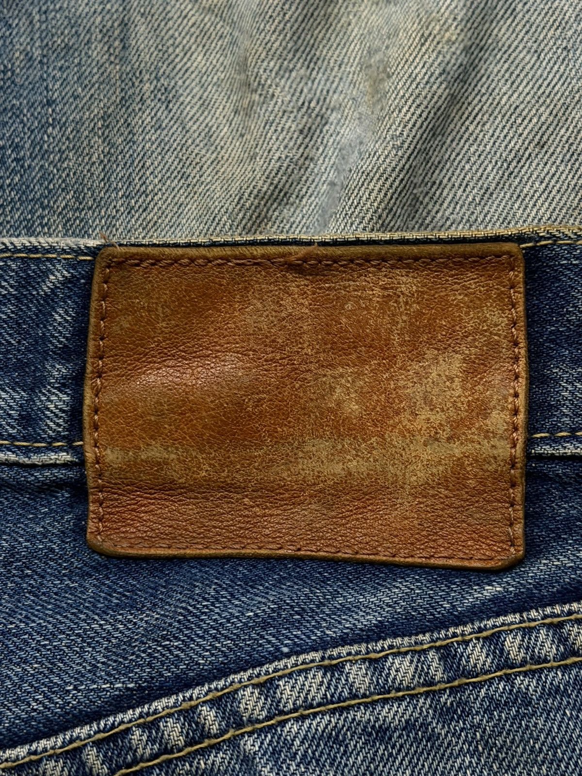 Blue Blue Japan Vintage Blue Way Co.Ltd Japanese Selvedge Denim | W29 Size US 29 - 12 Thumbnail