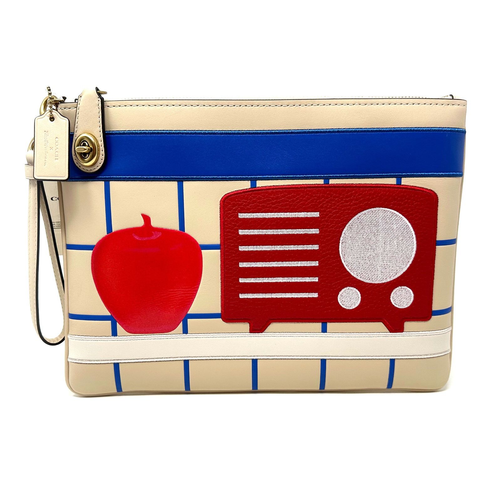 Coach X Tom Wesselmann Large Turnlock popular Wristlet NWT