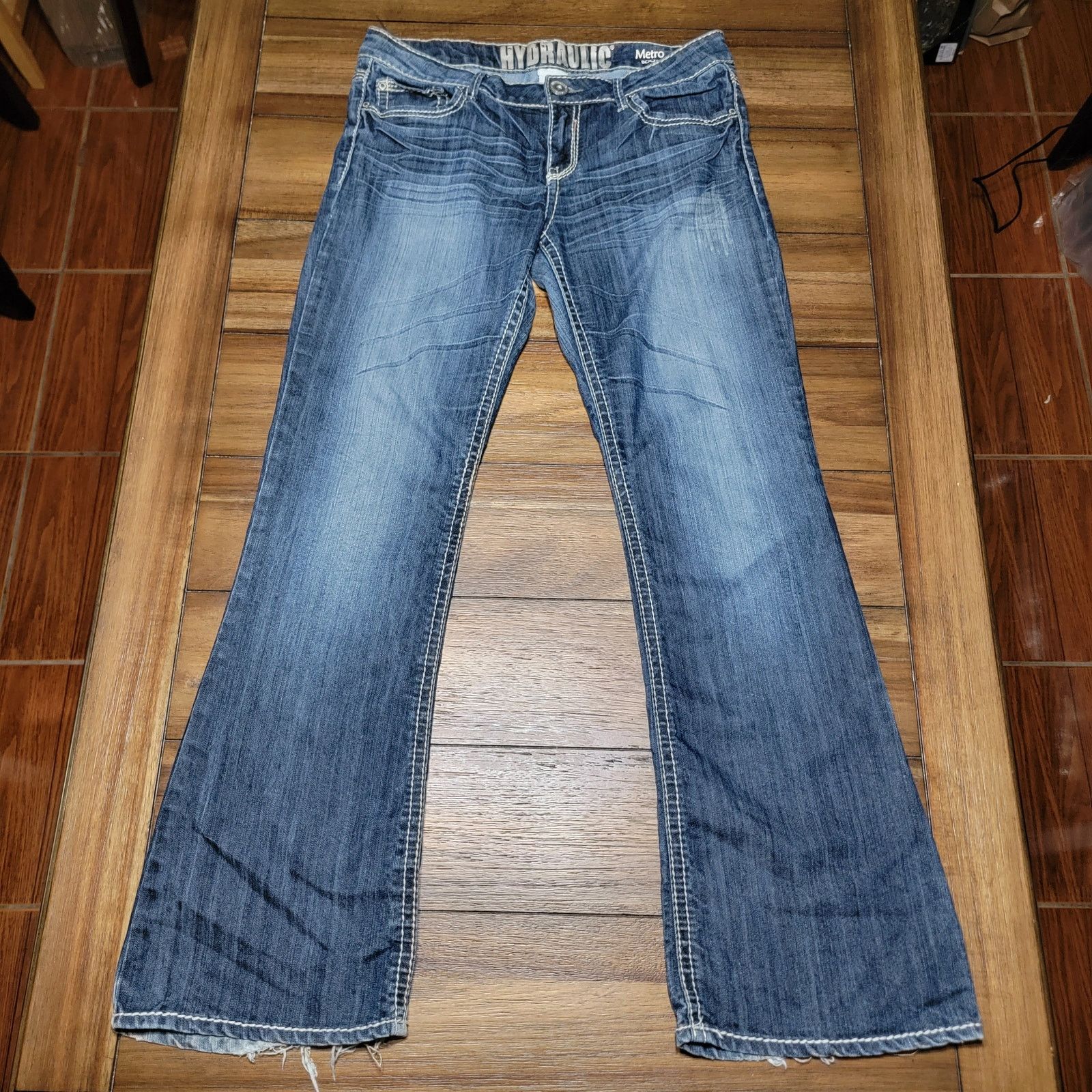 Other Hydraulic Metro Boot Denim Jeans - Size 13/14 Size 34" / US 12 / IT 48 - 1 Thumbnail