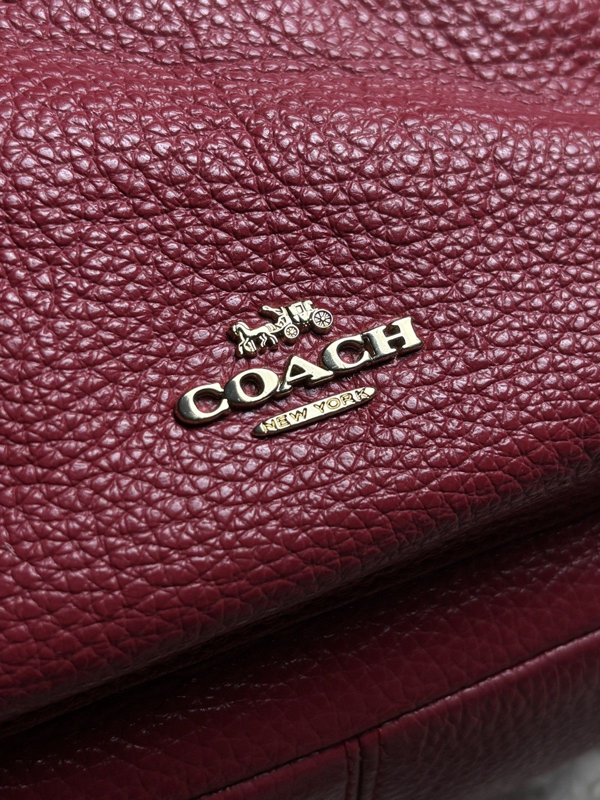 Coach Coach Red Leather Charlie Backpack Size ONE SIZE - 7 Thumbnail