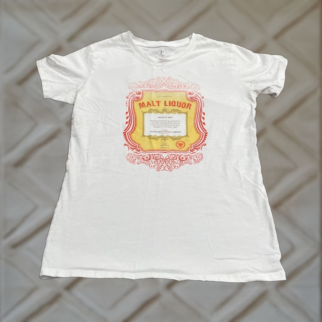 Vintage The Relaxed Tee Womens XS/PP White Crew Neck Short Sleeve The Relaxed Tee T-Shirt Casual Shirt Womens XS/PP White Crew Neck Short Sleeve Graphic Print Size XXS / US 00 / IT 34 - 1 Thumbnail