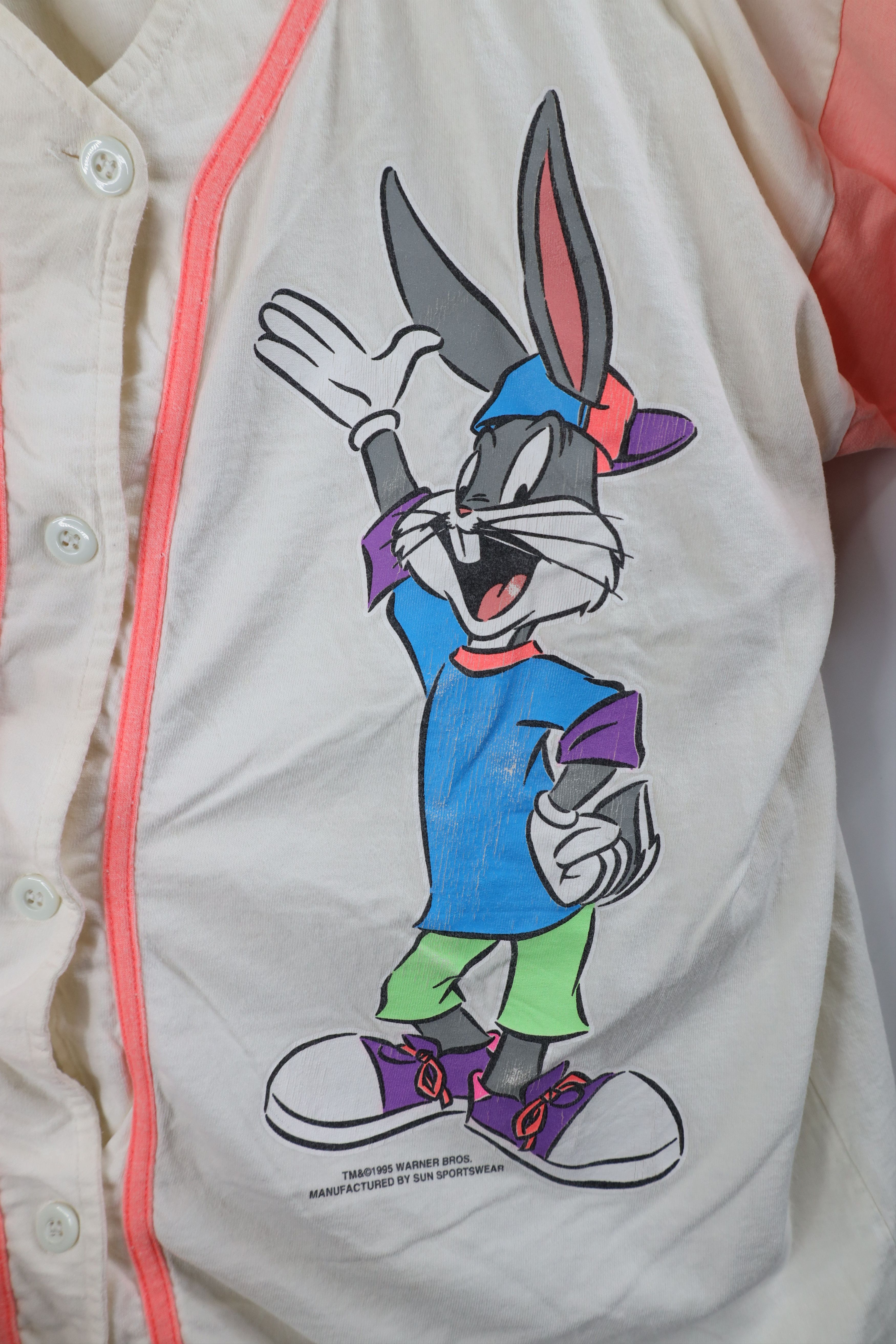 Vintage Vintage 90s Looney Tunes Hop Fresh Prince Baseball Jersey Size US XL / EU 56 / 4 - 4 Thumbnail