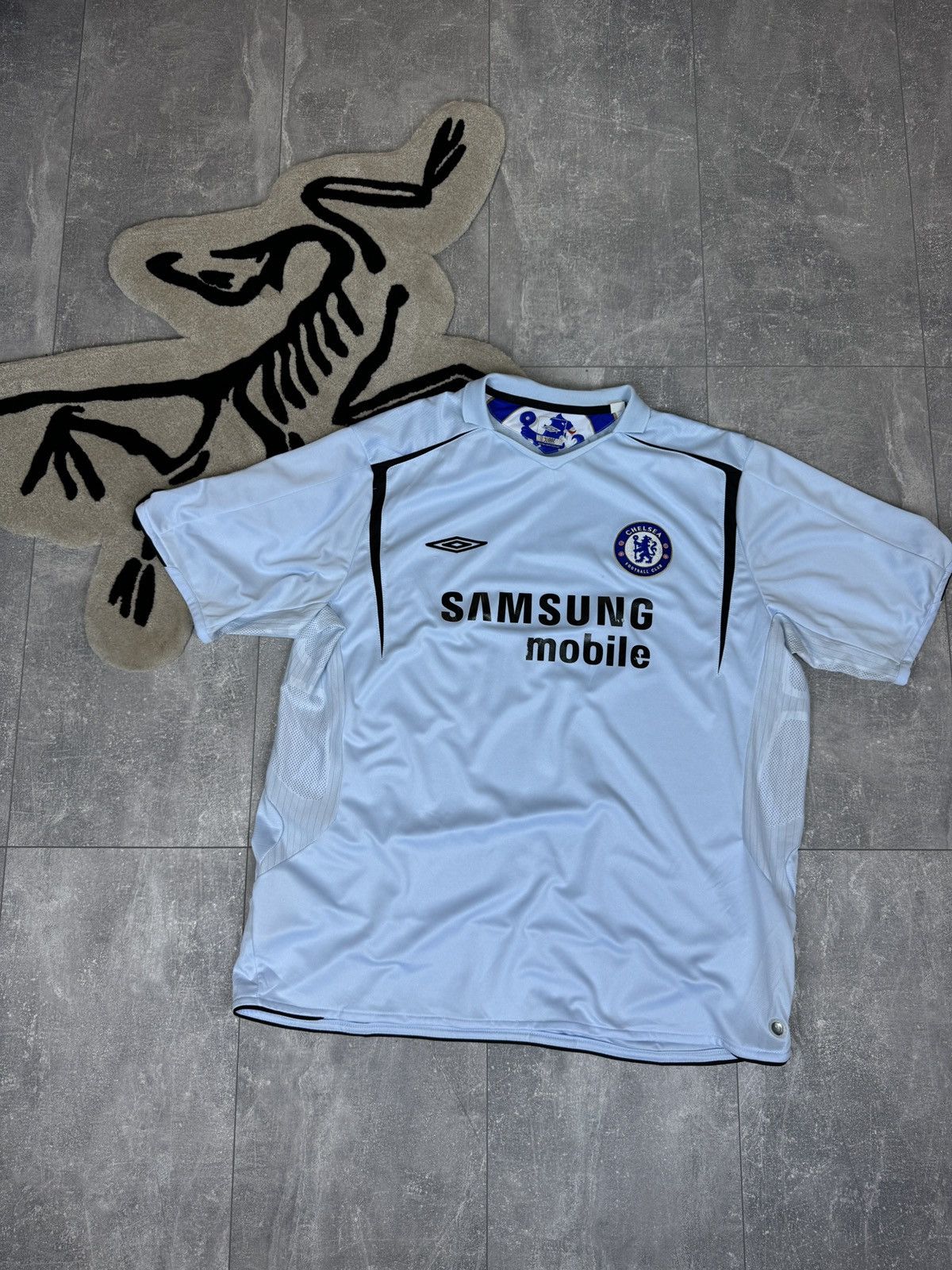 Chelsea Soccer × Umbro Mens Vintage Umbro Chelsea FC T-shirt soccer jersey tee rare Size US XXL / EU 58 / 5 - 1 Thumbnail