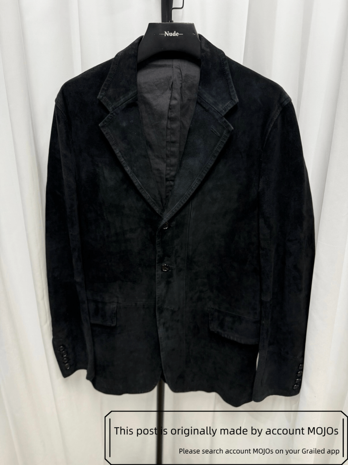 Yohji Yamamoto Sz 3 Yohji Yamamoto Suede Blazer mojos3127 Size US L / EU 52-54 / 3 - 1 Thumbnail