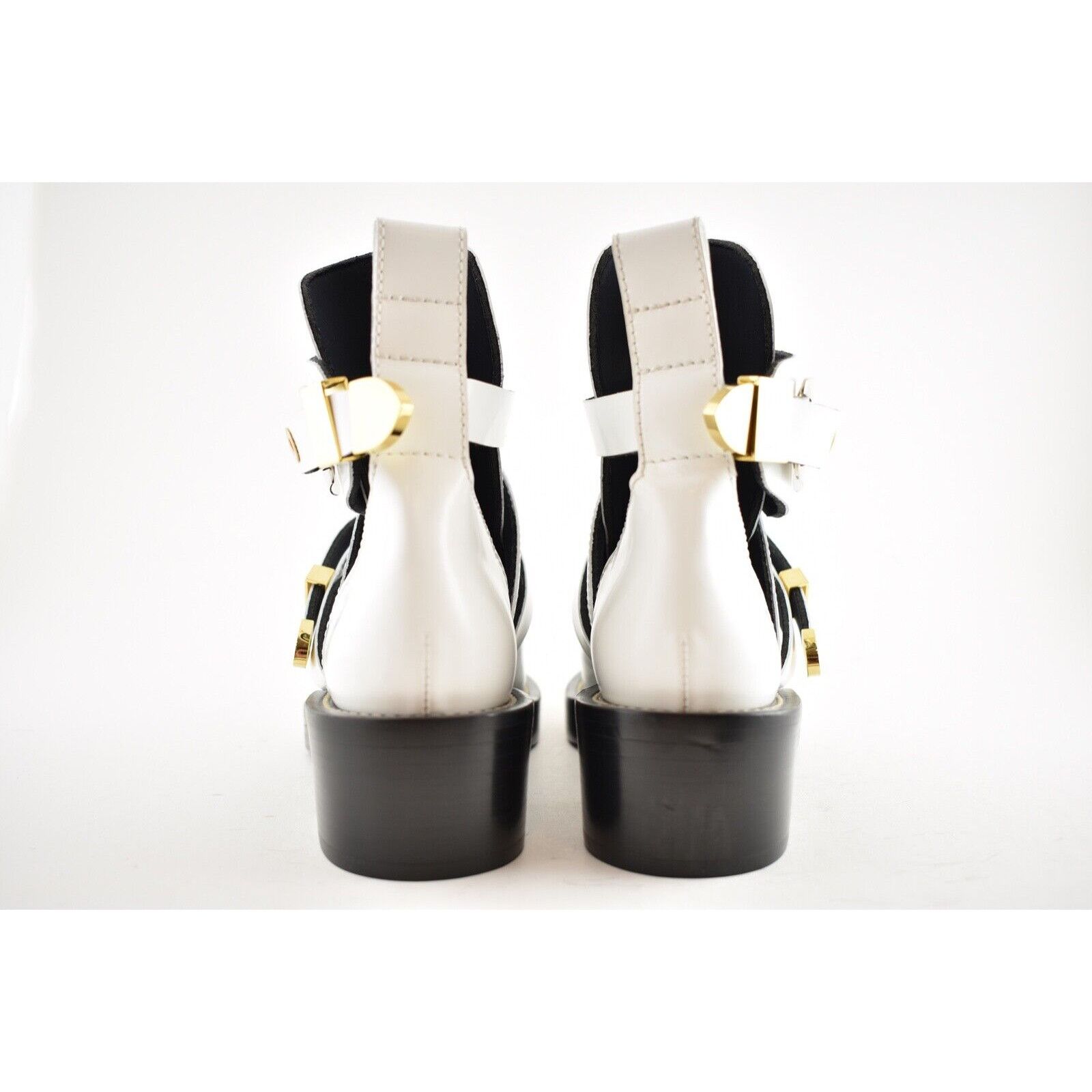 Balenciaga Balenciaga Ceinture White Black Leather Buckle Cut Out Size US 6 / IT 36 - 11 Thumbnail