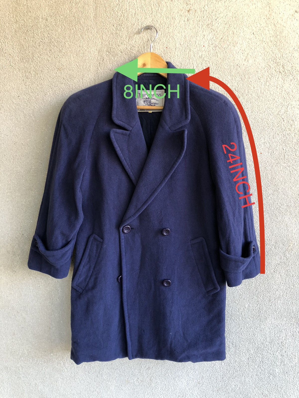 Burberry Vintage Burberrys double breast Wool Coats Size M / US 6-8 / IT 42-44 - 2 Thumbnail