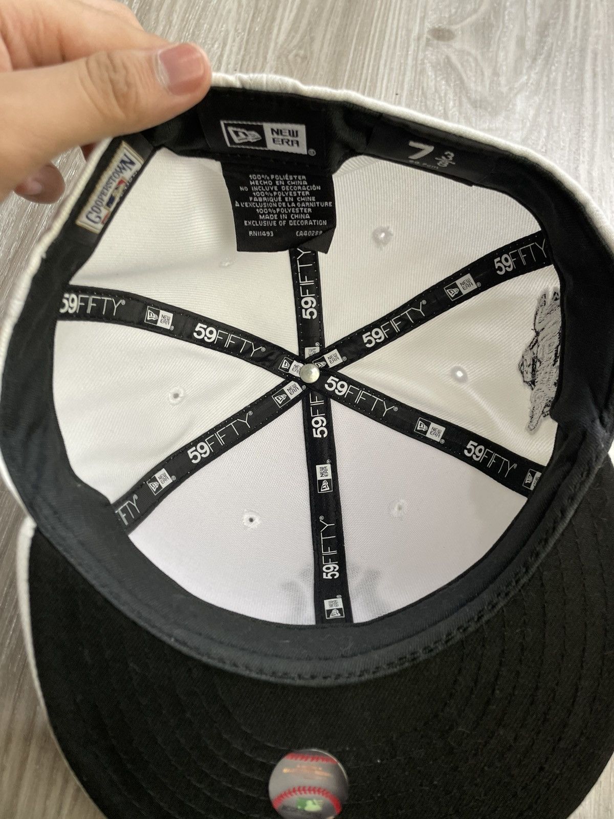 New Era × Vintage World Series Fitted cap white LA Size ONE SIZE - 6 Thumbnail