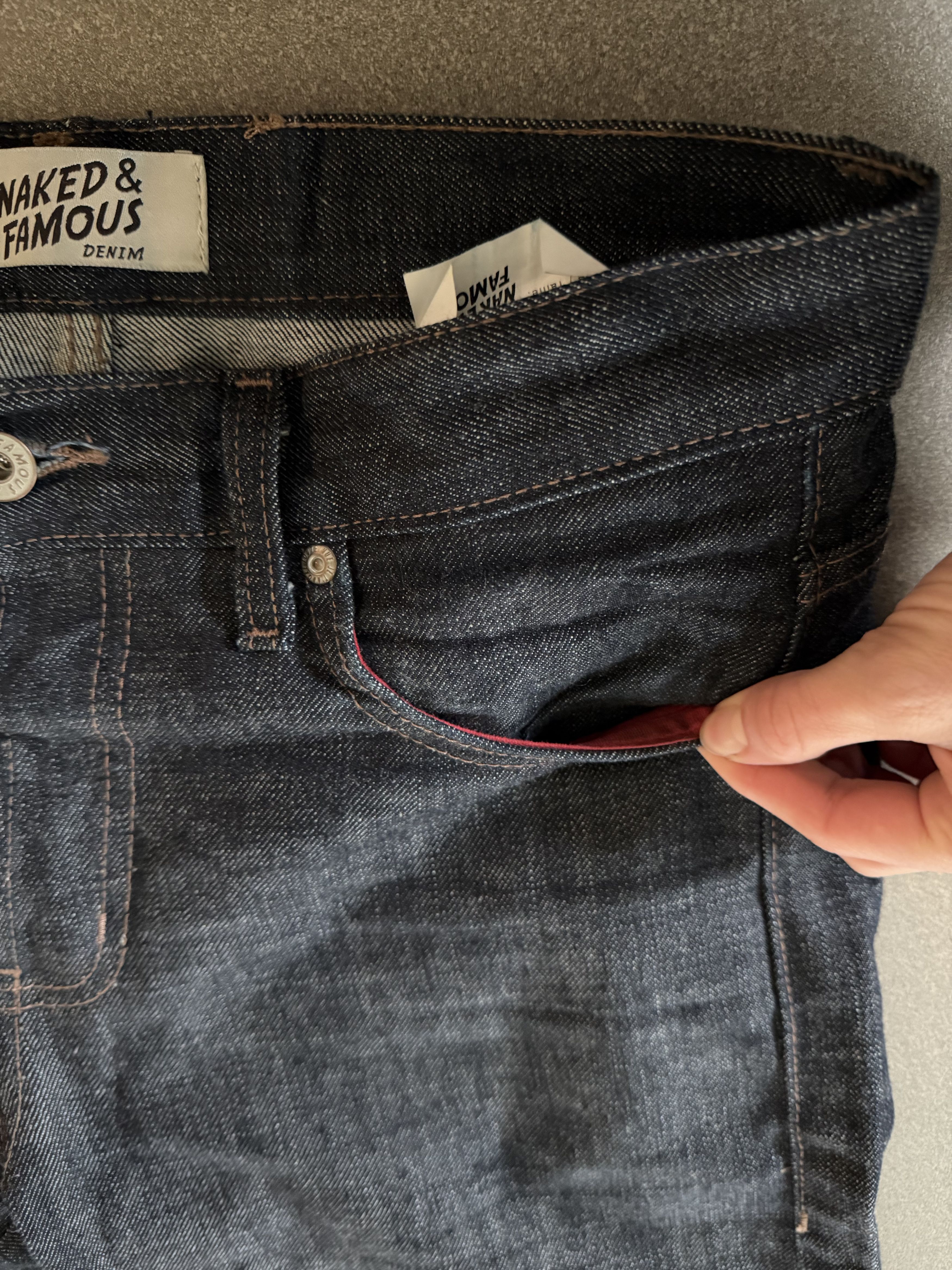 Naked & Famous Naked & Famous Chinese New Year "CNY Pig" Selvedge Size US 31 - 3 Thumbnail