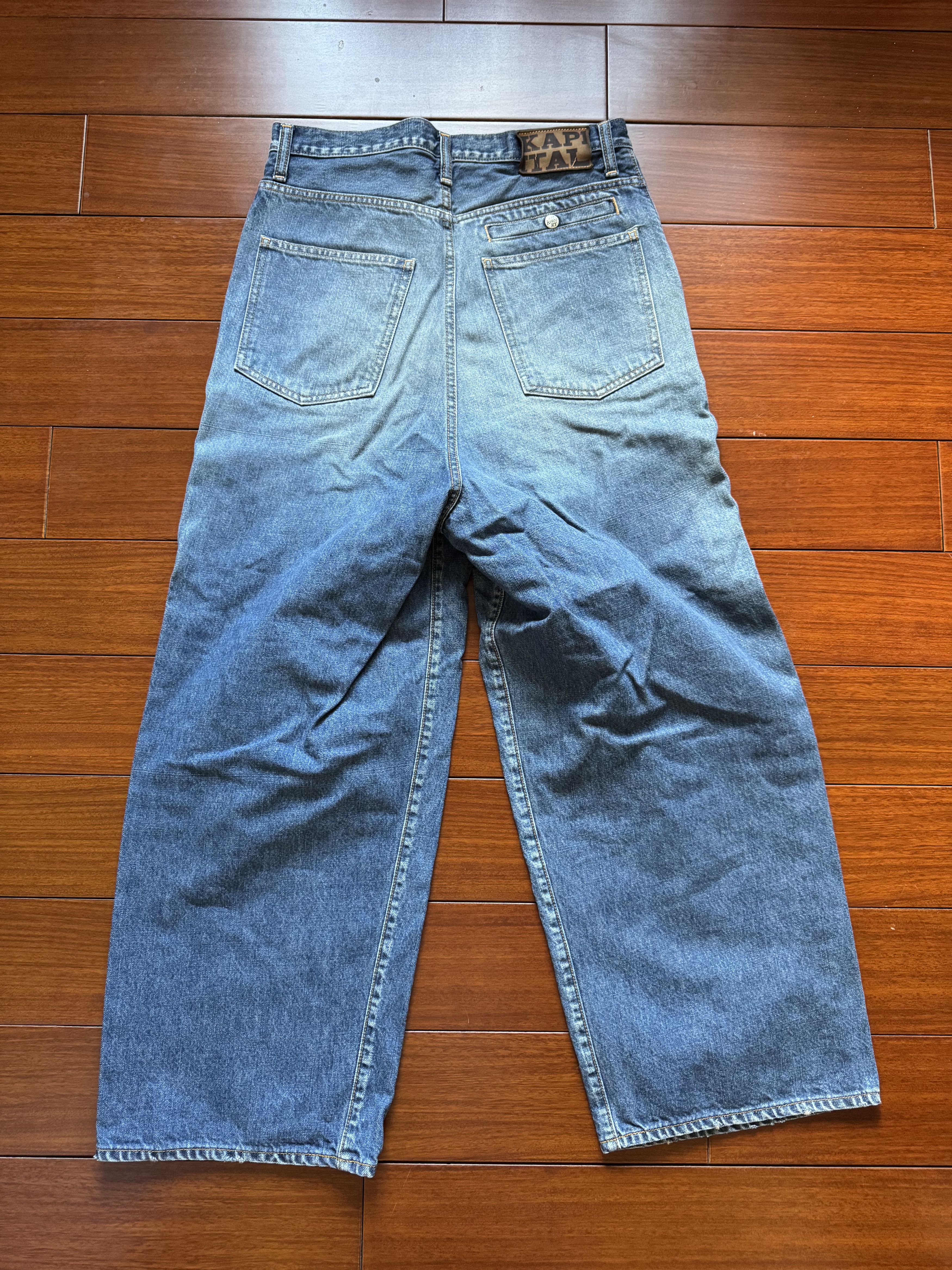 Kapital KAPITAL x KAPITAL KOUNTRY 14oz Port Baggy Denim Size US 30 / EU 46 - 2 Thumbnail