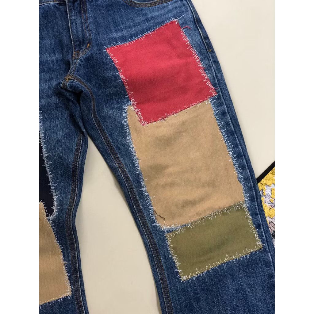 Beauty Beast × Hysteric Glamour distressed japanese denim reworked sashiko Size US 31 - 7 Thumbnail