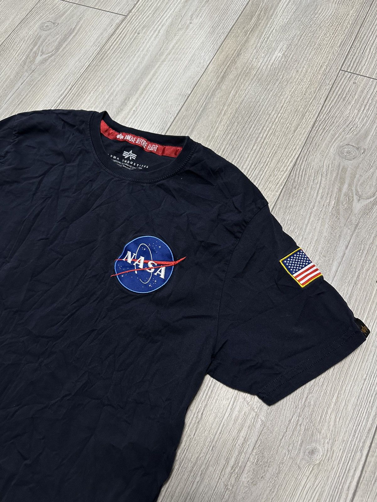 Alpha Industries Alpha Industries Nasa T-shirt sz L Size US L / EU 52-54 / 3 - 2 Thumbnail