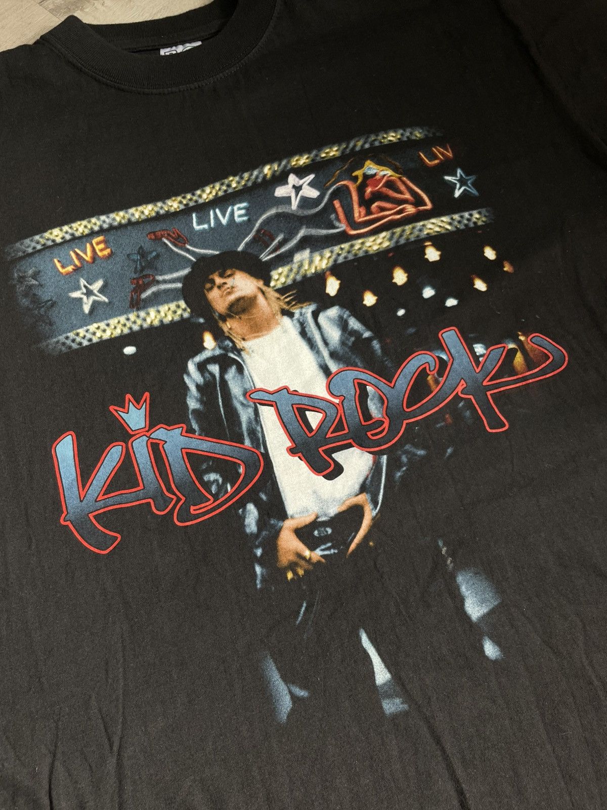 Band Tees Vintage 1999 Kid Rock Live T-shirt Records Metallica Band Size US XL / EU 56 / 4 - 5 Thumbnail