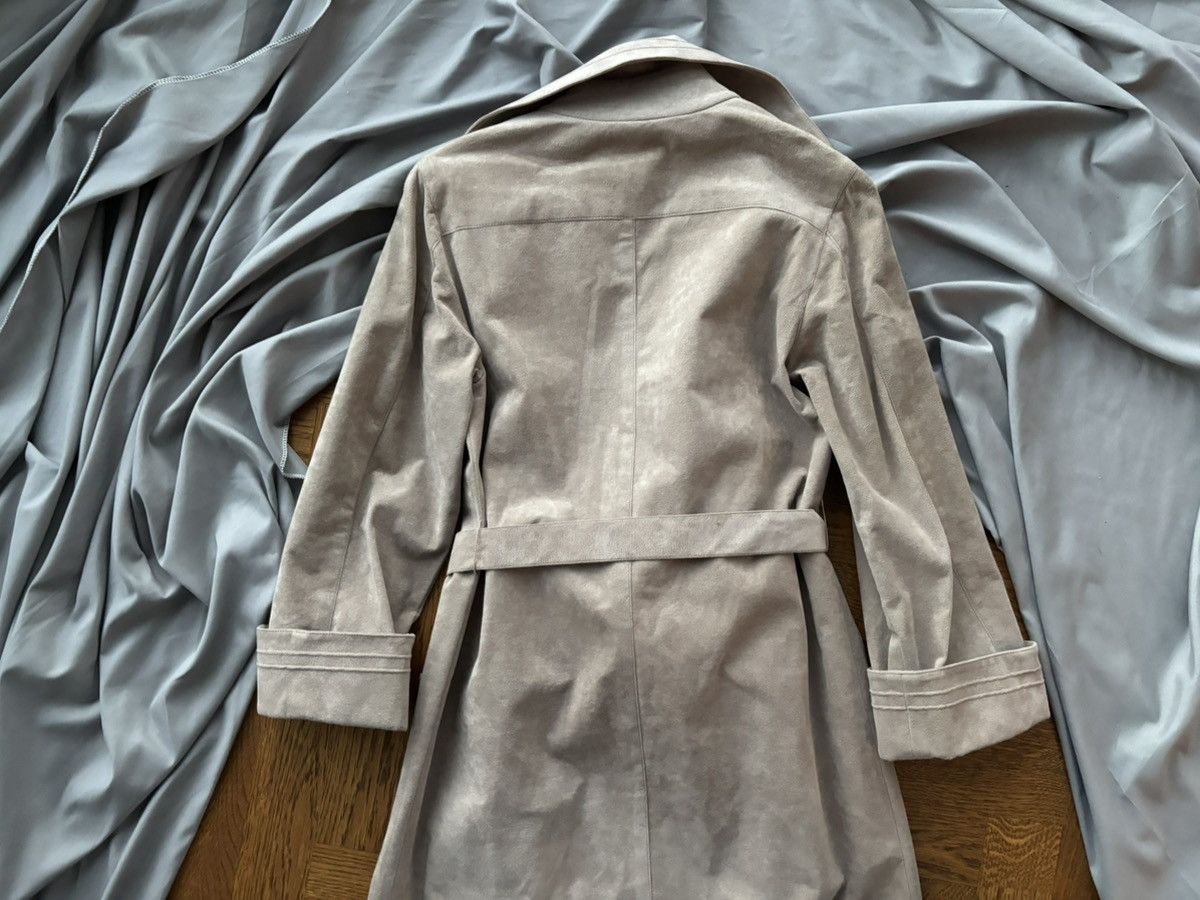 Holt Renfrew × Vintage 1970s Ultrasuede Trench Coat Vintage Holtz Renfrew Duster Size M / US 6-8 / IT 42-44 - 10 Thumbnail