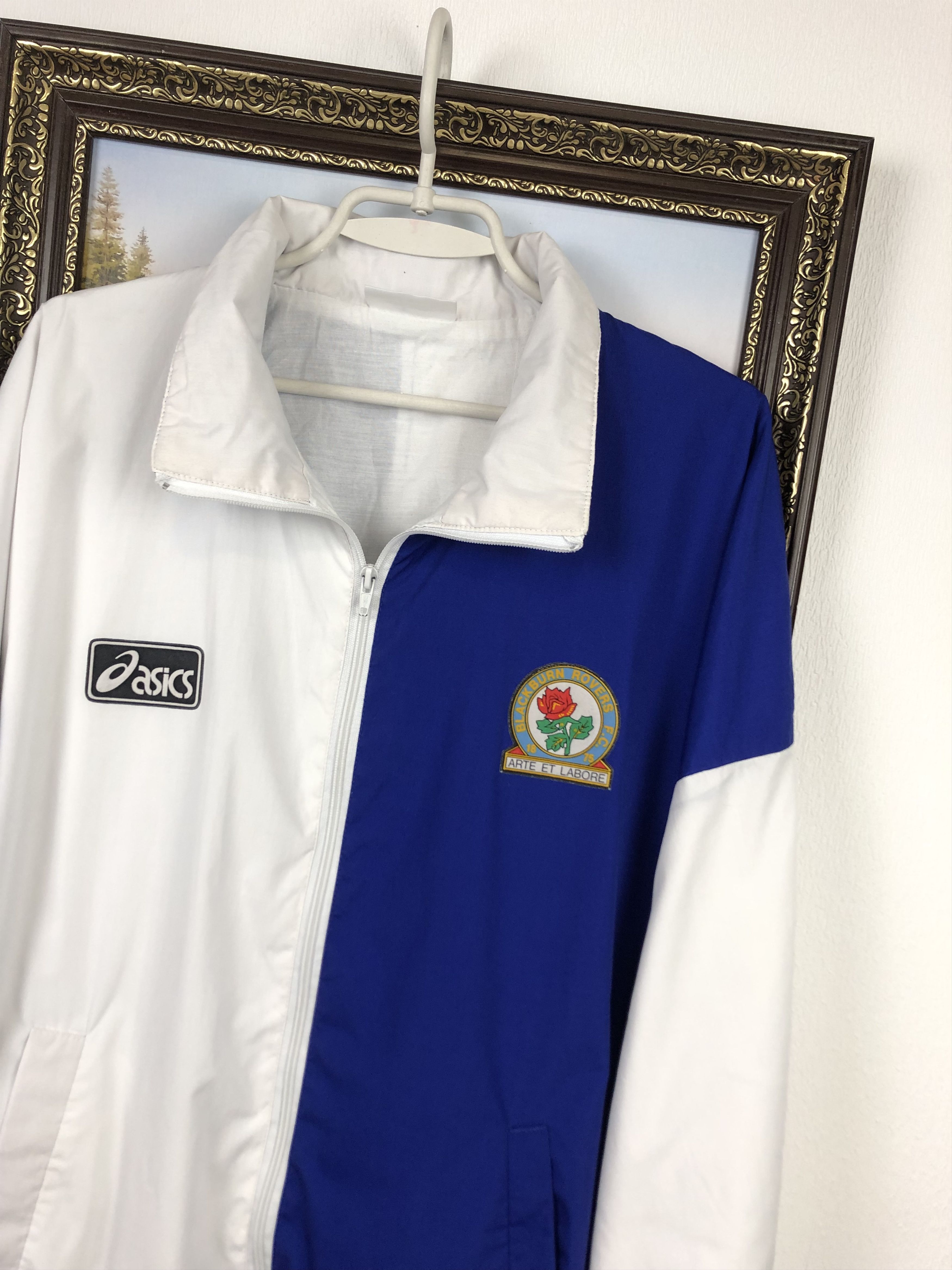 Vintage Vintage Blackburn Rovers Football Jacket Track Top Rare Size US XL / EU 56 / 4 - 4 Thumbnail