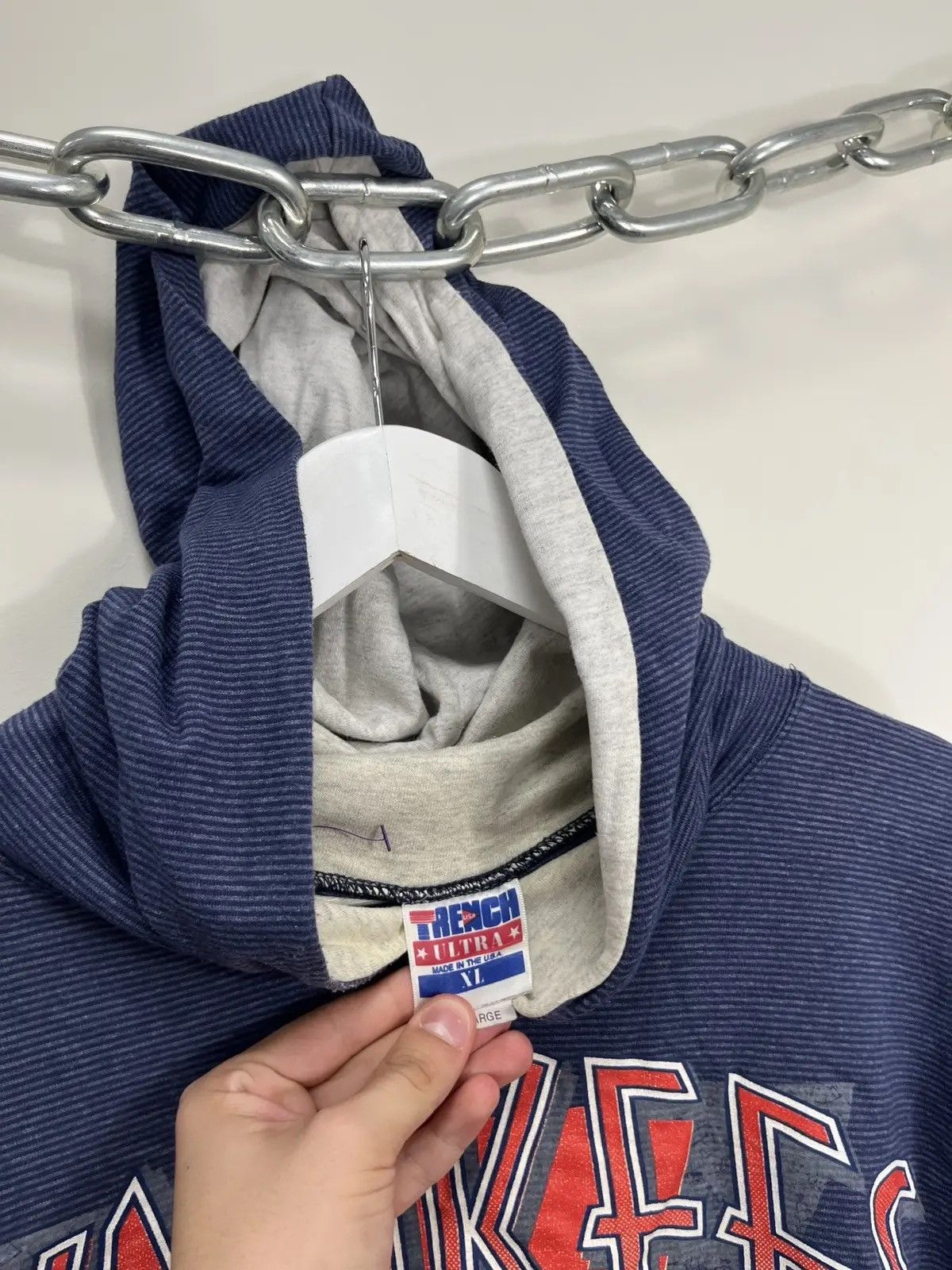 MLB Vintage New York Yankees 1993 Navy MLB Hoodie Size US XL / EU 56 / 4 - 7 Thumbnail