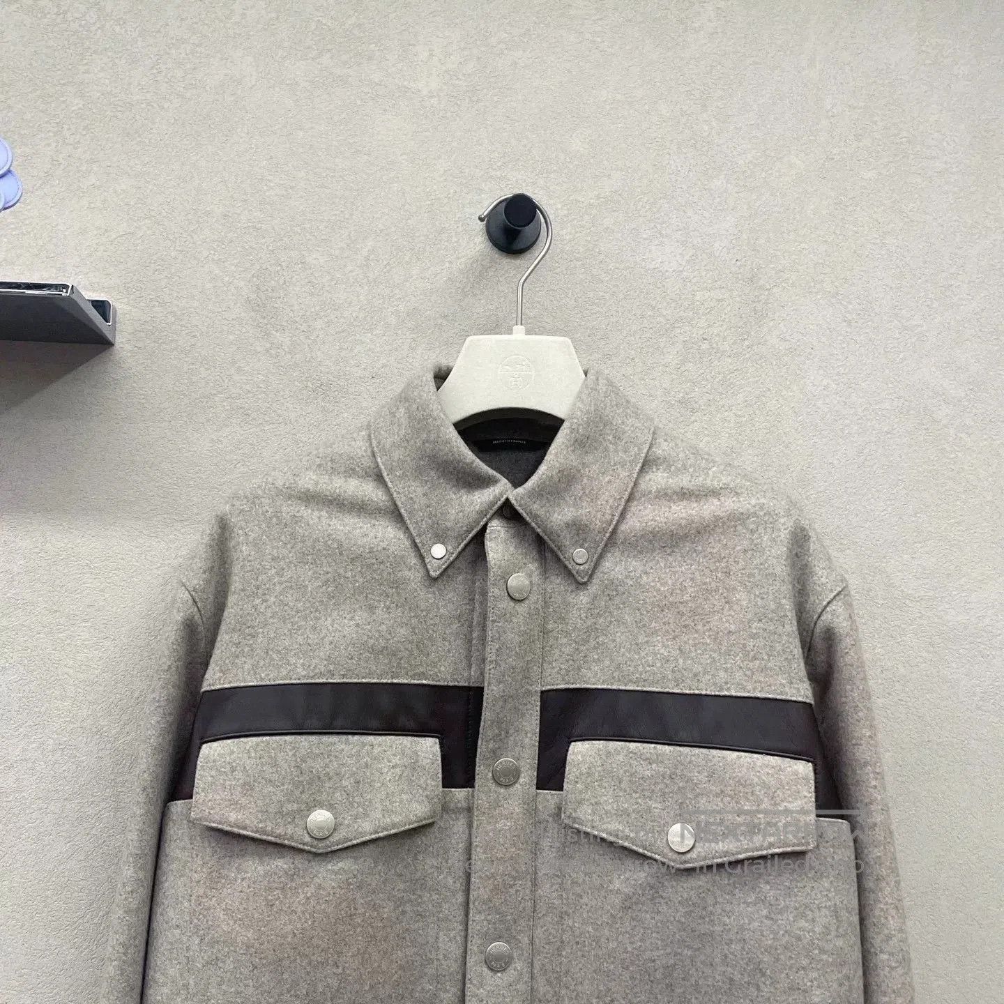 Hermes Hermes Gray Woolen Coat. Size US S / EU 44-46 / 1 - 4 Thumbnail