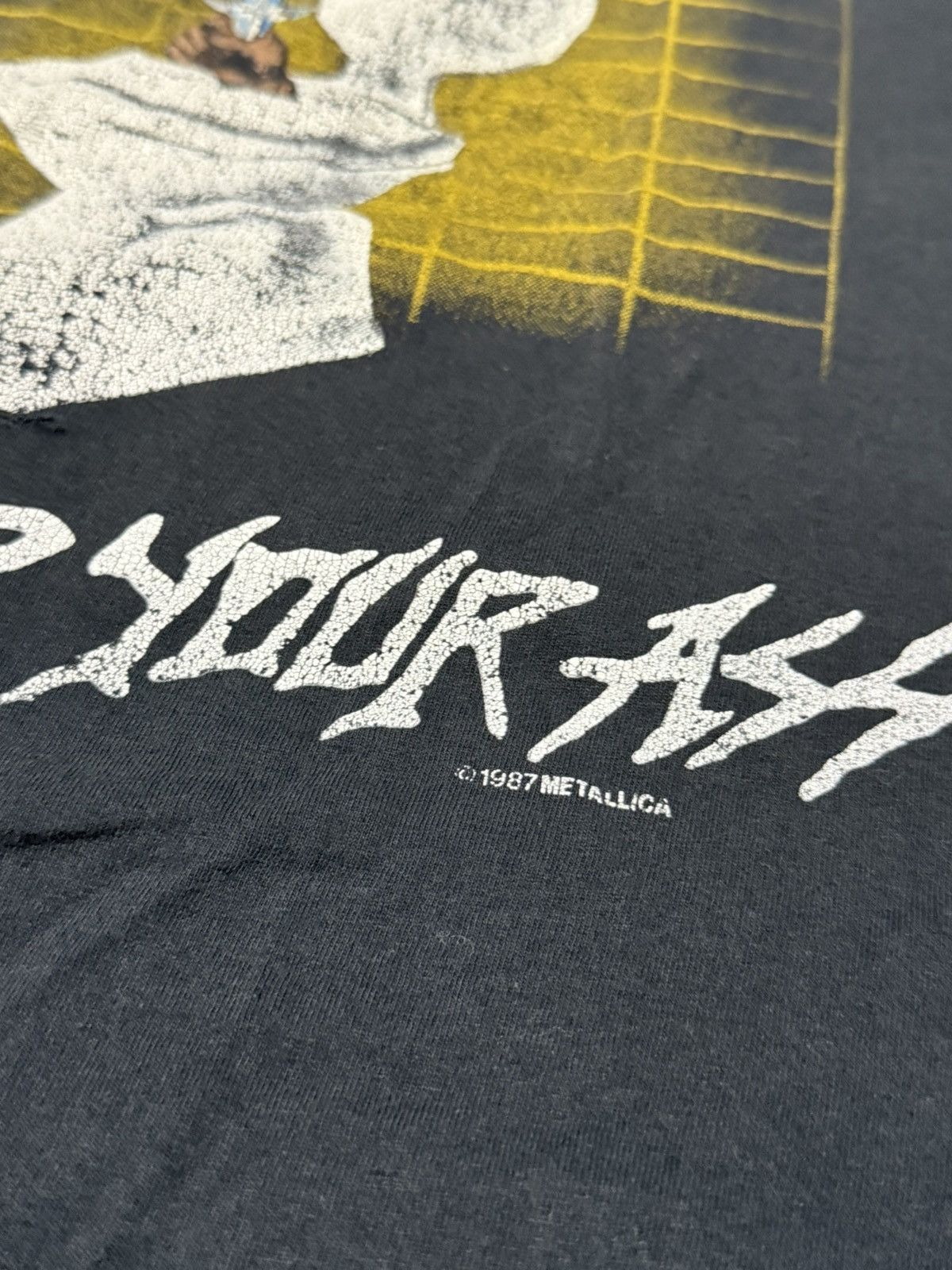Metallica Vintage Metallica 1994 Metal Up Your Ass Tour Tee toilet Size US XL / EU 56 / 4 - 3 Thumbnail