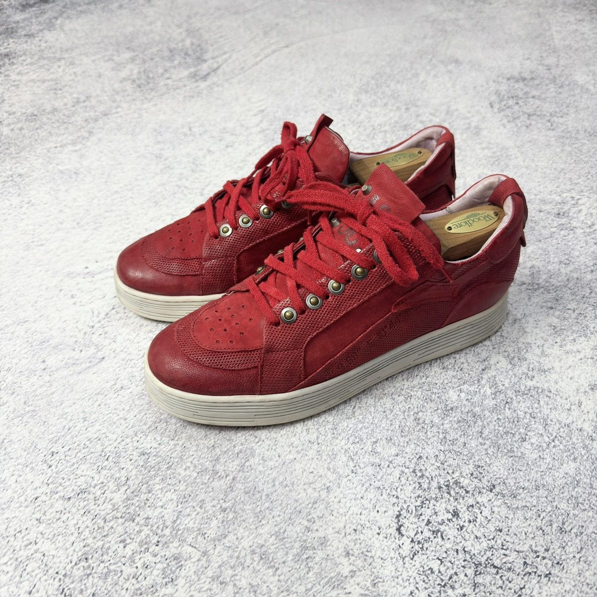A.S.98 A.S.98 Mens Leather Sneakers US9 UK8 EU42 27cm Size US 9 / EU 42 - 1 Thumbnail