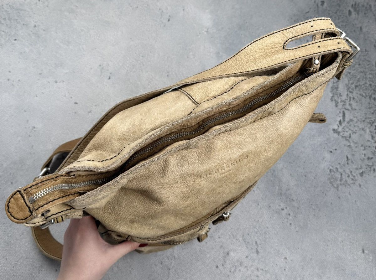 LIEBESKIND BERLIN Liebeskind Berlin Tan Leather Slouchy Crossbody Shoulder Bag Size ONE SIZE - 11 Thumbnail