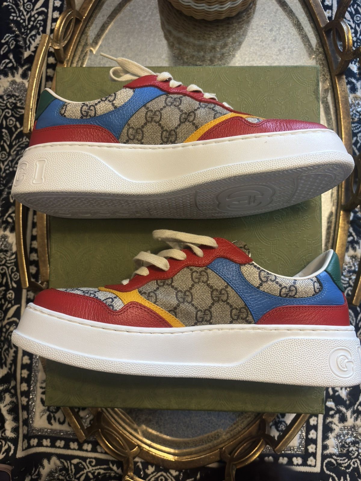 Gucci Gucci GG Supreme ,Multicolor Sneakers Size 8.5 Size US 8.5 / EU 41-42 - 2 Thumbnail
