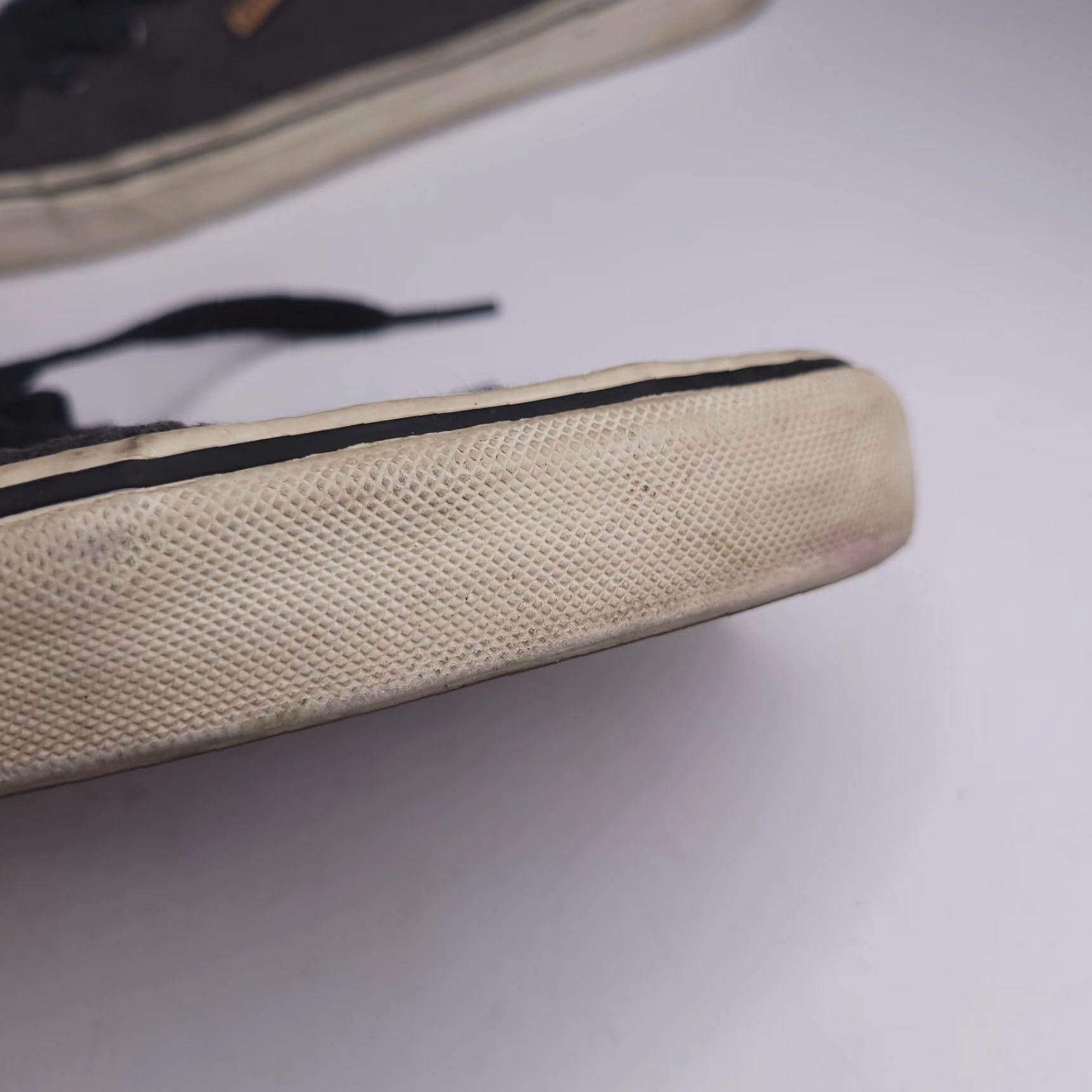 Vans Vans Shoes Mens 11.5 Gray Low Top Classic Skate Bamboo Size US L / EU 52-54 / 3 - 7 Thumbnail