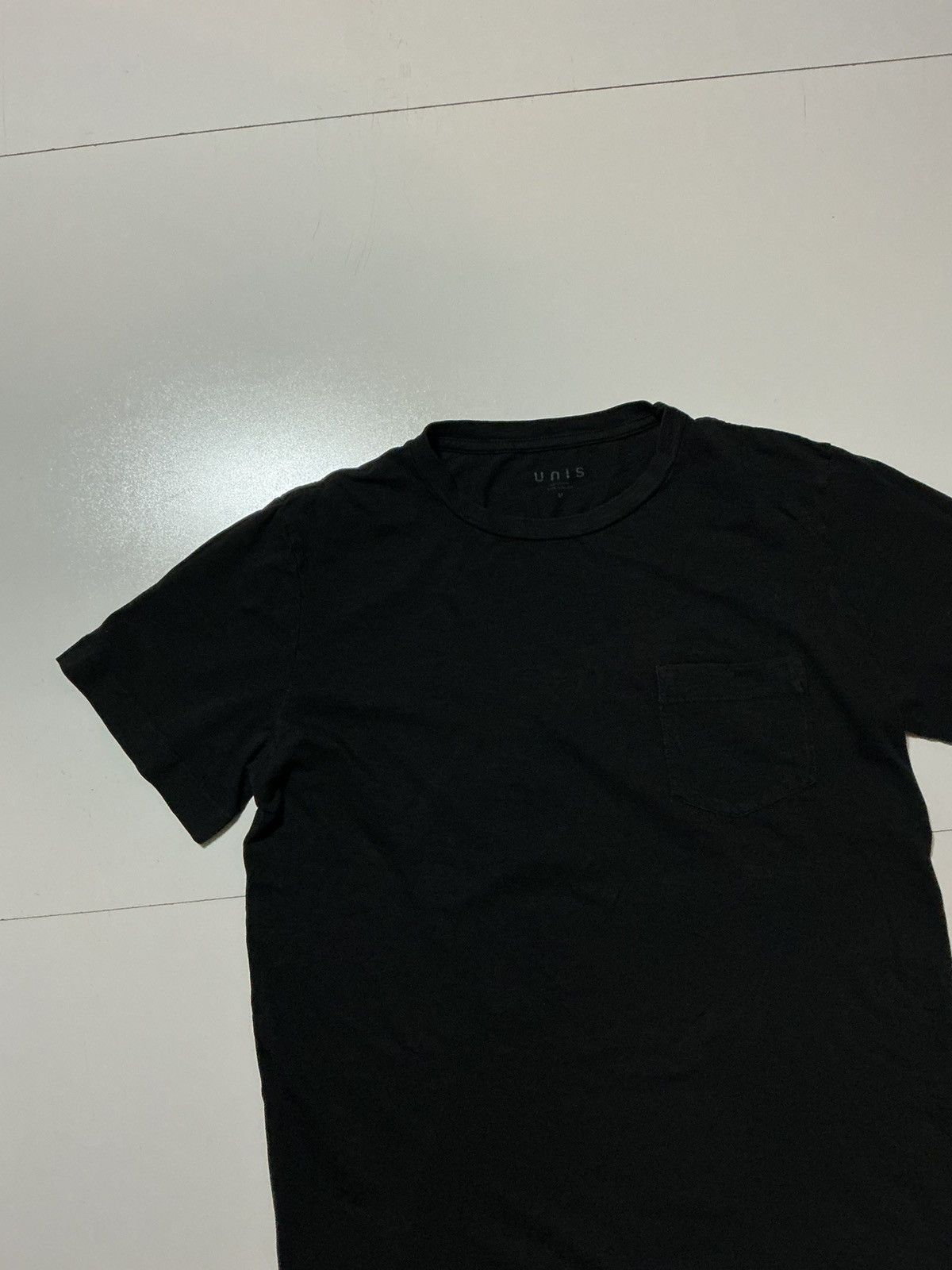 Unis Unis New York Made In USA Blank Crewneck S/S Pocket T-Shirt Size US M / EU 48-50 / 2 - 3 Thumbnail