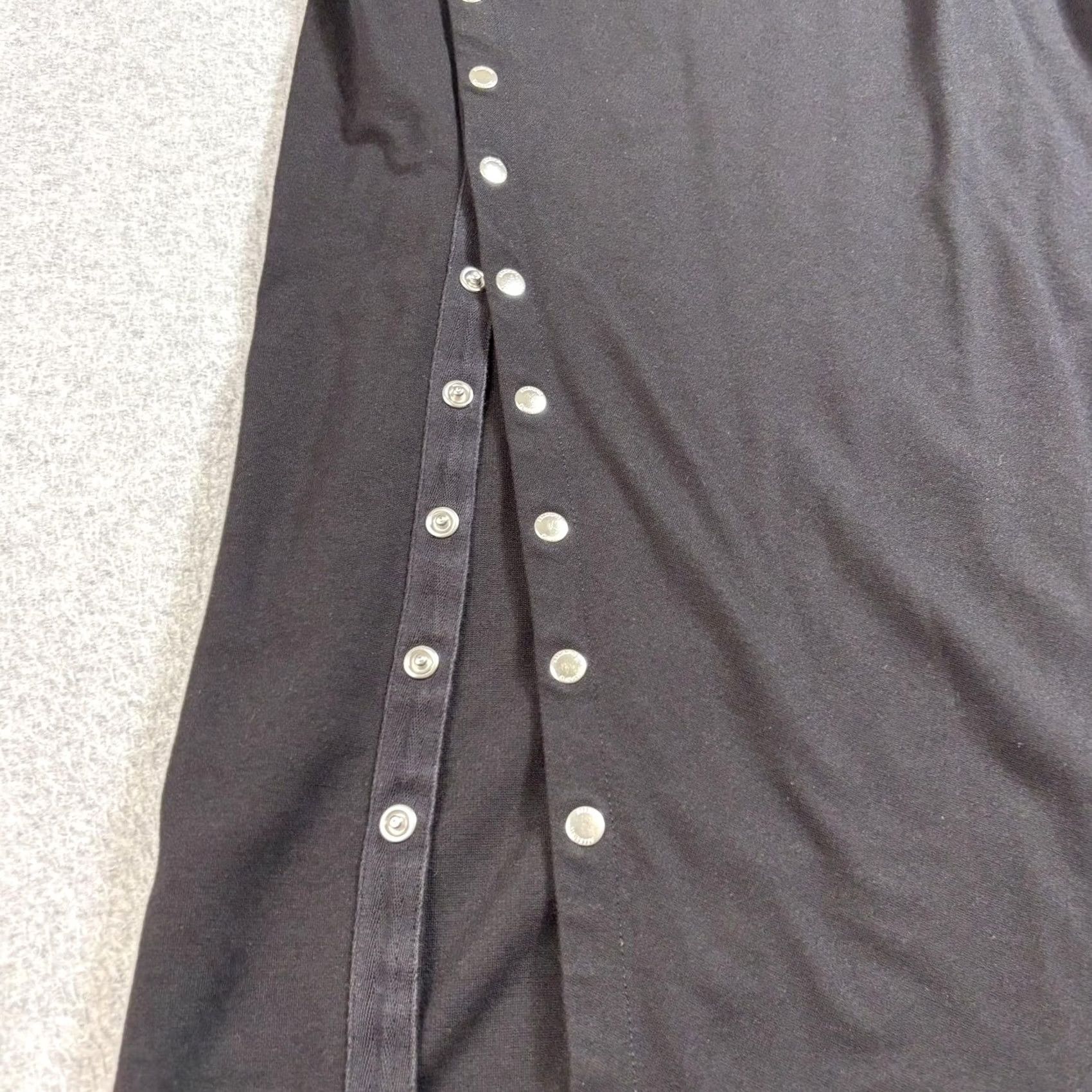 Allsaints AllSaints Dress Women US 6 UK 10 Black Hatti SL Side Snaps Fitted Club Party Y2K Dress Size M / US 6-8 / IT 42-44 - 6 Thumbnail