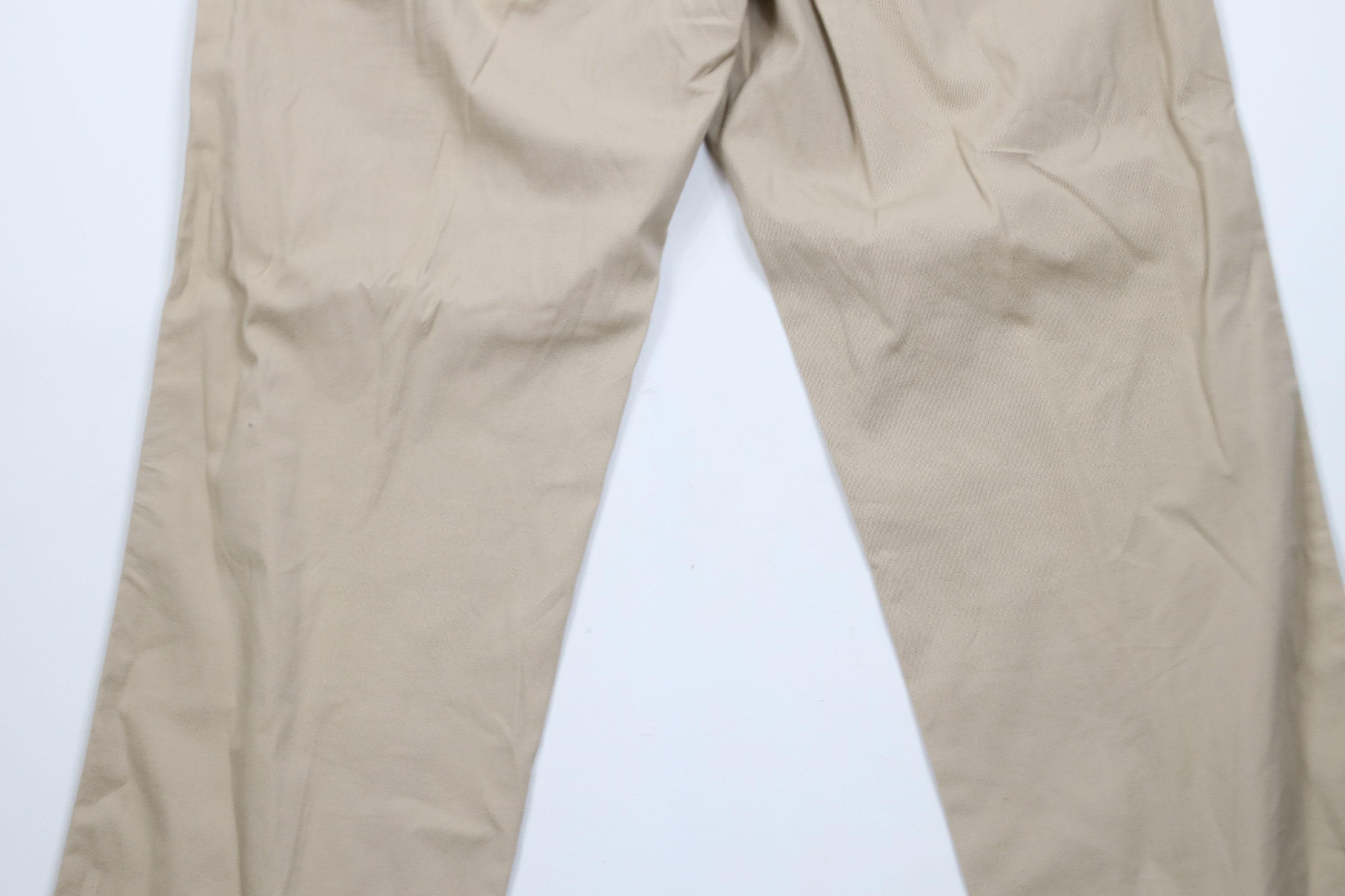 Orvis × Vintage Vintage 90s Orvis Suede Trim Safari Wide Leg Pants Beige Size US 34 / EU 50 - 12 Thumbnail