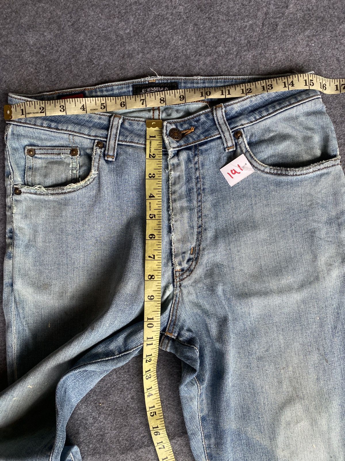 Edwin × Hysteric Glamour × PPFM Vintage edwin 503 flex denim Size US 31 - 7 Thumbnail