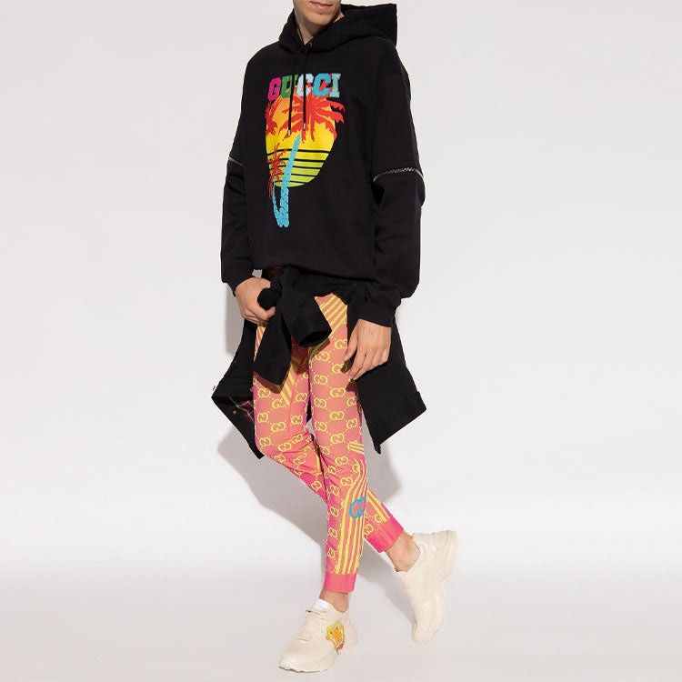 Gucci o1mt1gz0725 Sunset Sweatshirt Hoodie With Removable Sleeves Size US XS / EU 42 / 0 - 3 Thumbnail