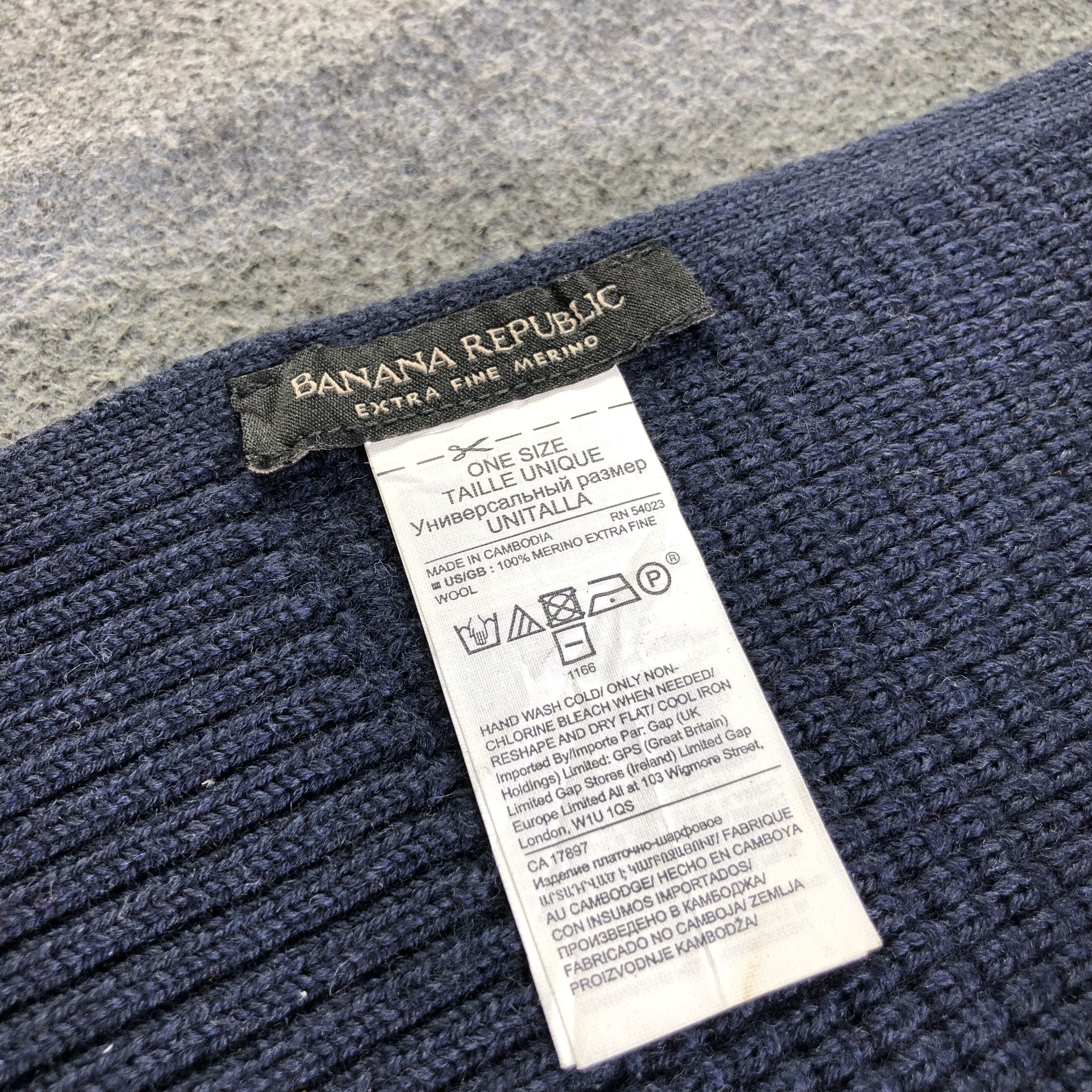 Banana Republic Banana Republic Marino Scarf Muffler Neckwear V2165 Size ONE SIZE - 5 Thumbnail