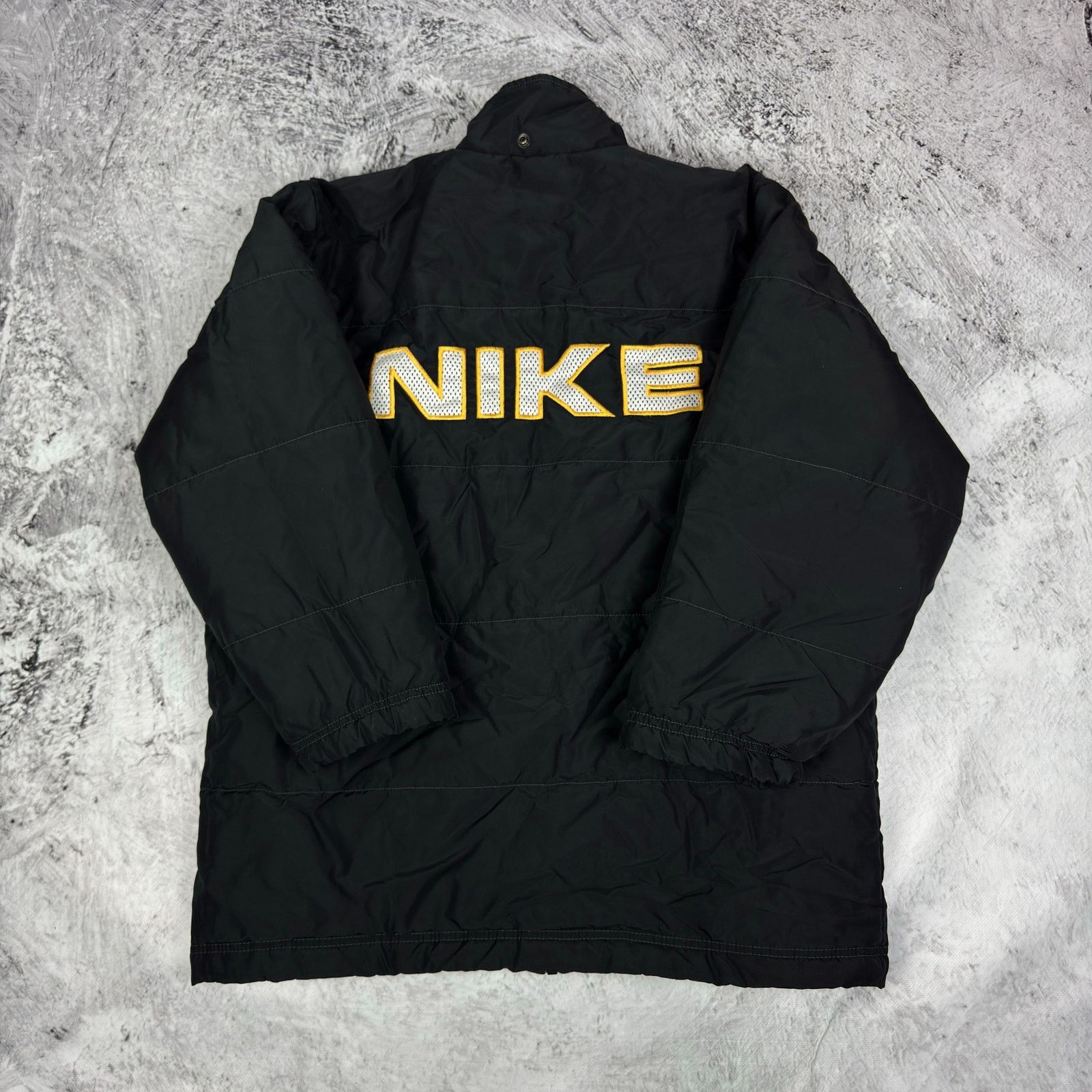 Nike Nike Men's Solo Swoosh Spellout Full Zip Puffer Jacket XS Size US XS / EU 42 / 0 - 1 Thumbnail
