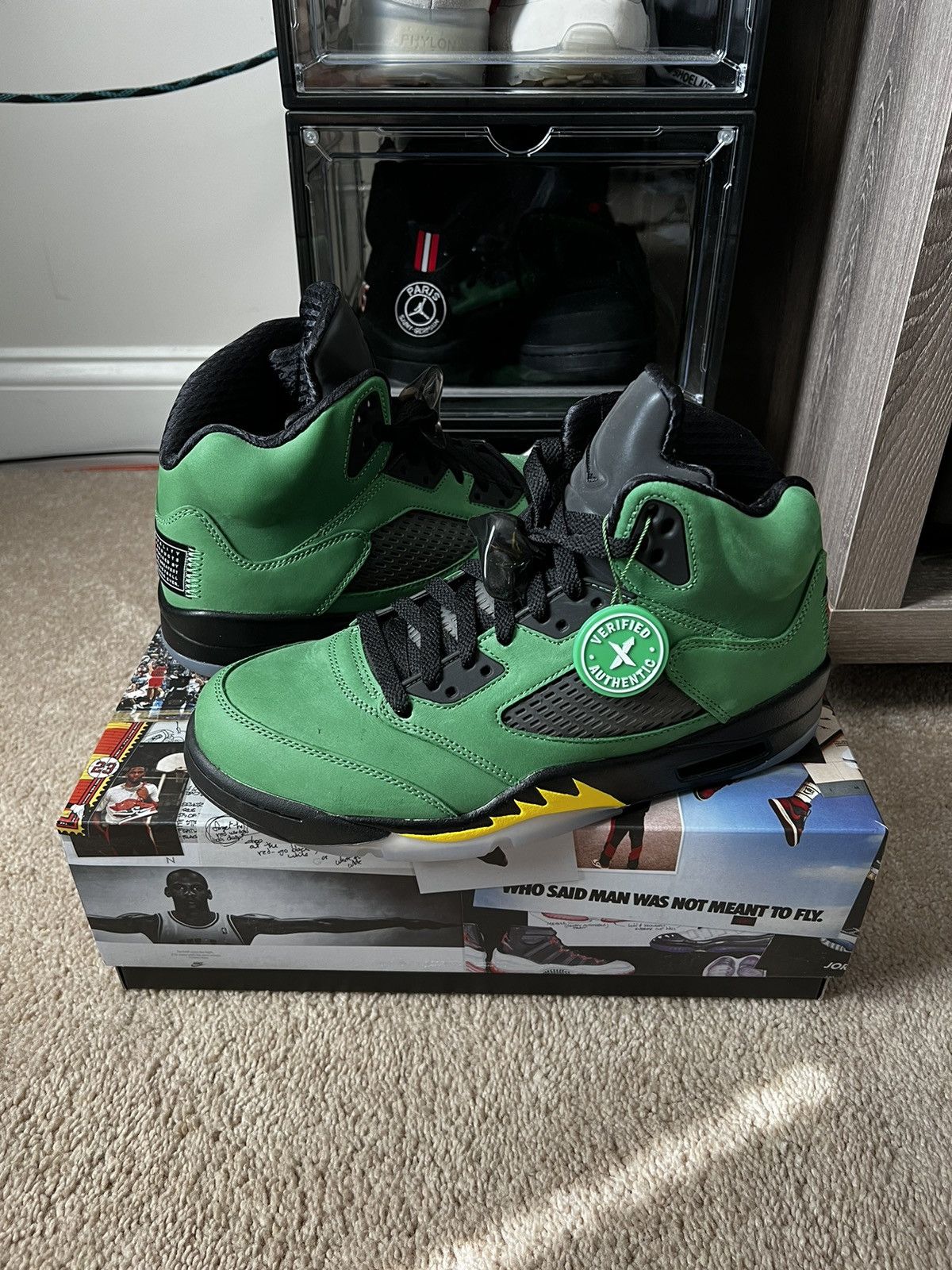 Jordan Brand × Nike Jordan 5 Retro Oregon SE Size US 10 / EU 43 - 2 Thumbnail