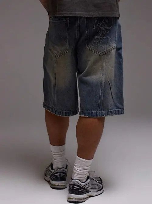 Jean Honoka x Saki Vintage Retro 90s jeans jorts shorts Size US 32 / EU 48 - 4 Thumbnail