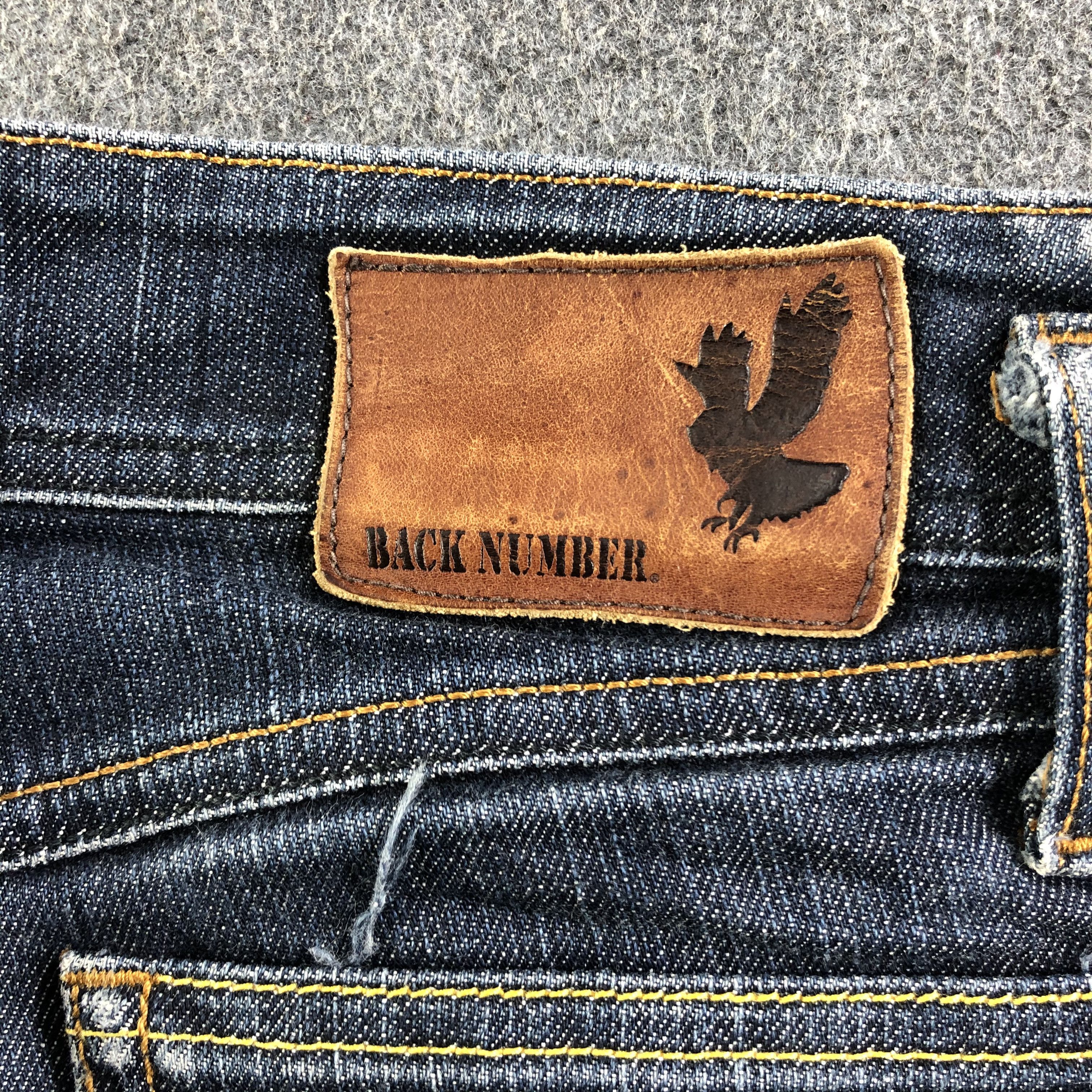 Vintage Vintage Blue Wash Back Number Selvedge Jeans-J2980 Size US 32 / EU 48 - 5 Thumbnail