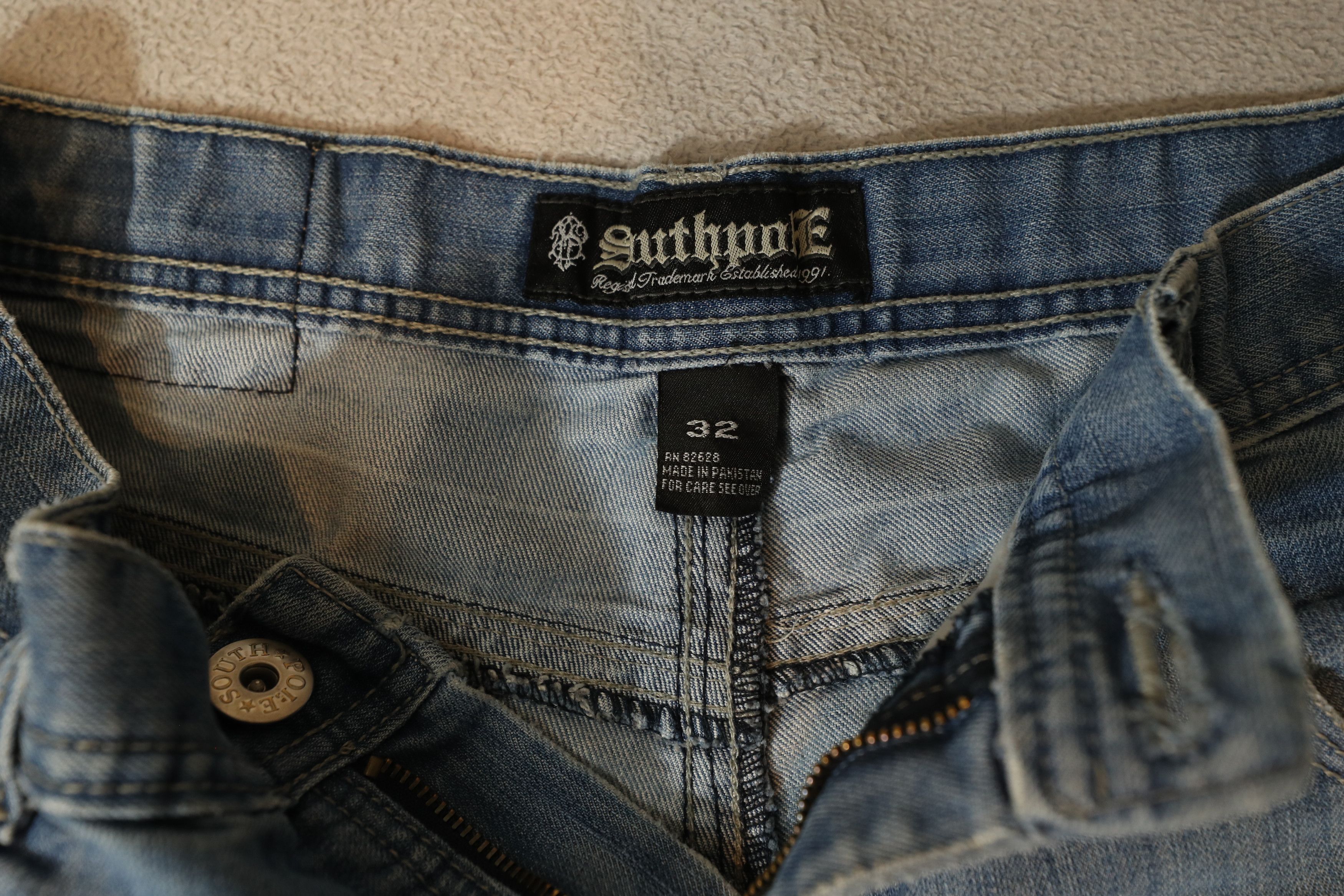 Southpole South Pole Vintage 90s Y2K Southpole Baggy Denim Shorts (32) Size US 32 / EU 48 - 9 Thumbnail